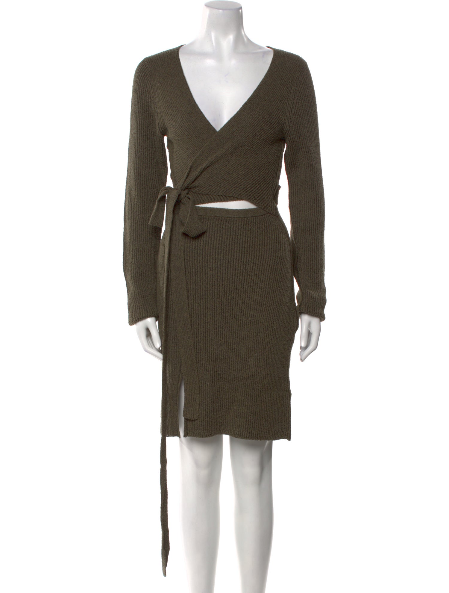 Acne Studios V-Neck Knee-Length Dress