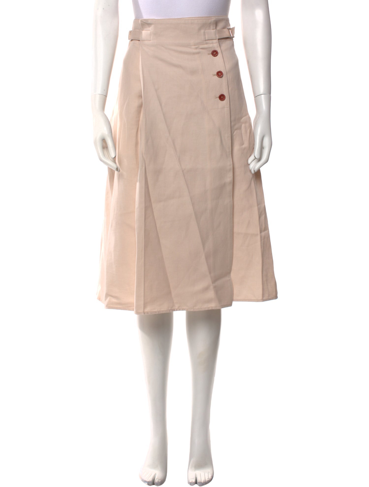 Acne Studios Wool Knee-Length Skirt