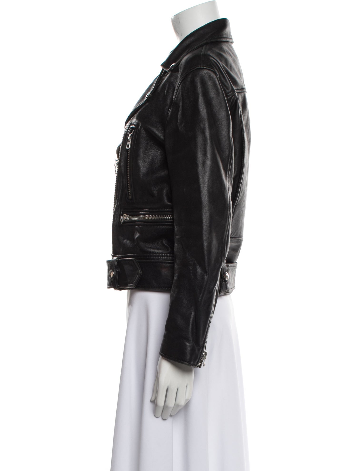 Acne Studios Leather Biker Jacket