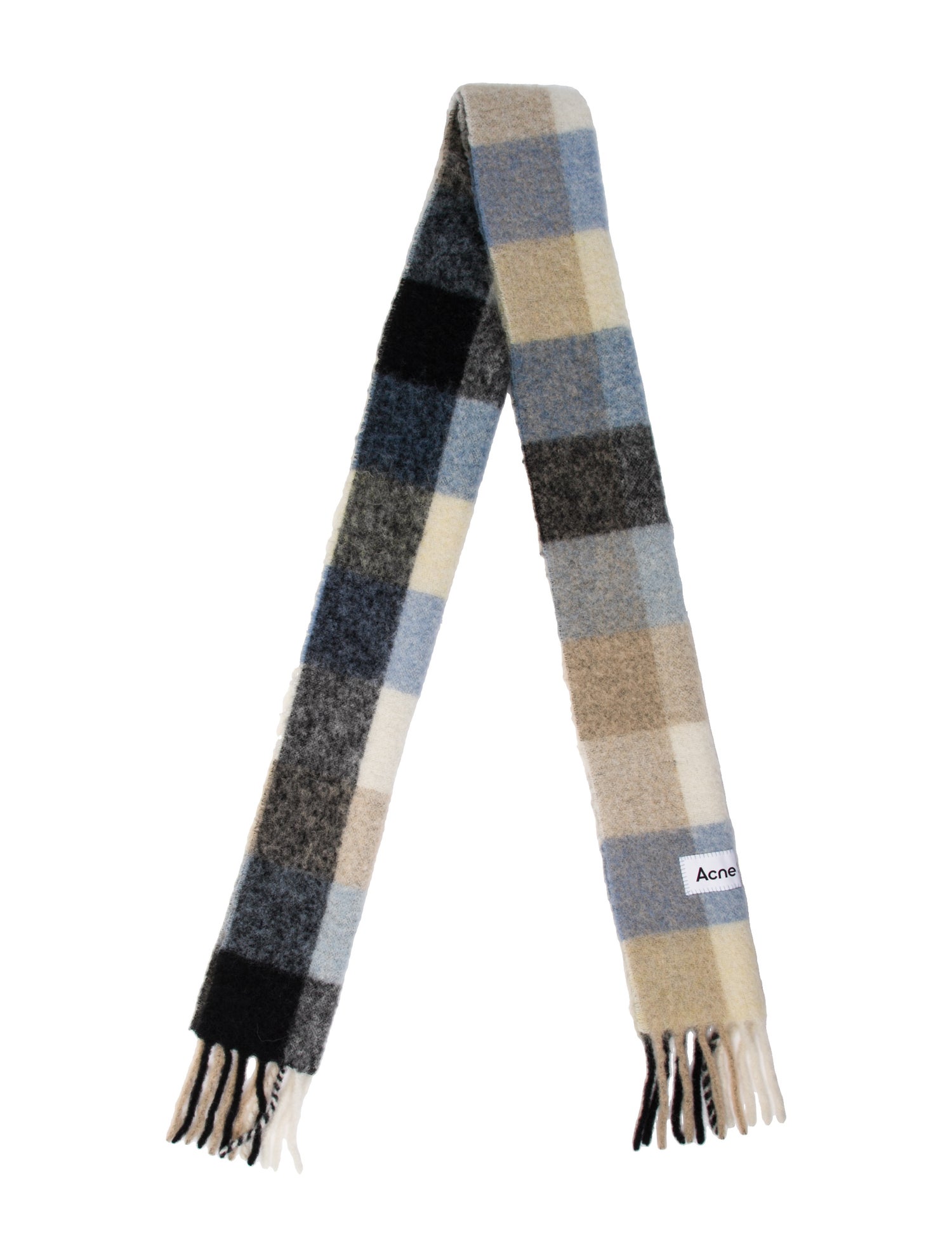 Acne Studios Alpaca Striped Scarf
