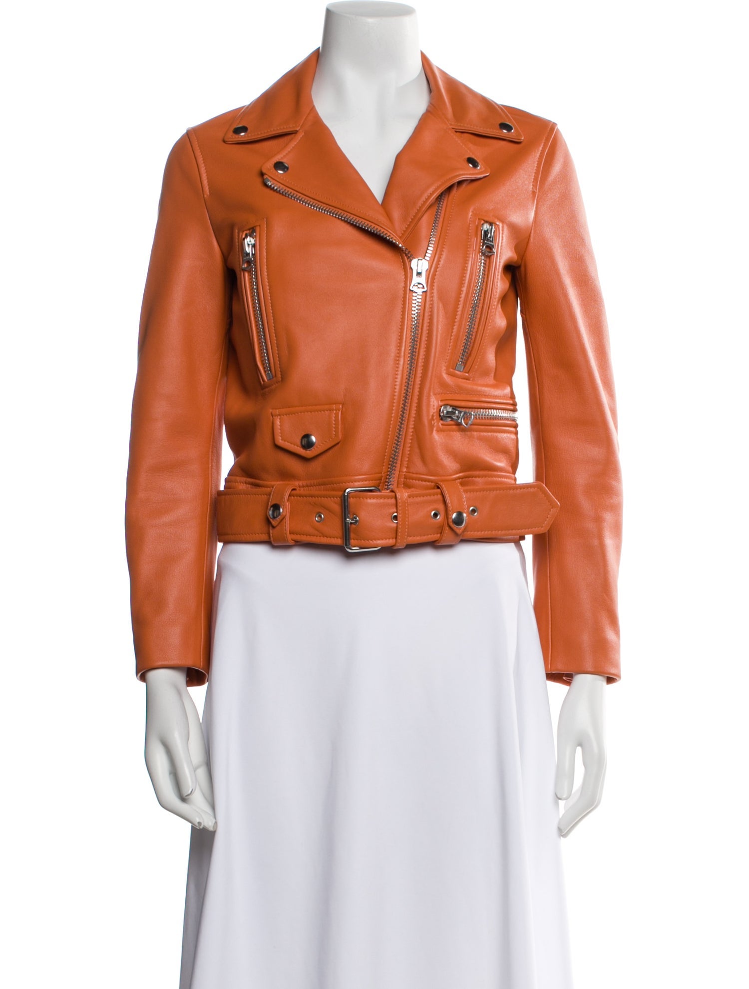 Acne Studios Leather Biker Jacket