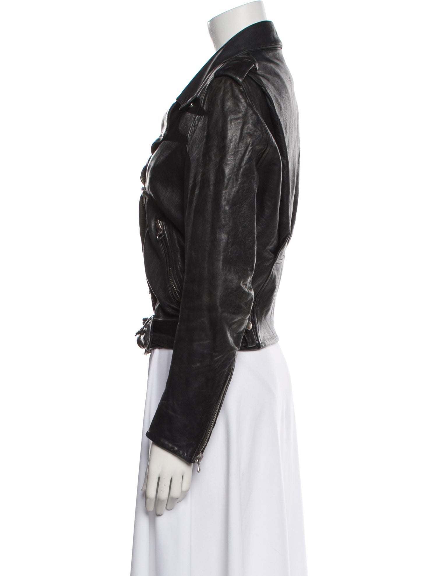 Acne Studios Leather Biker Jacket