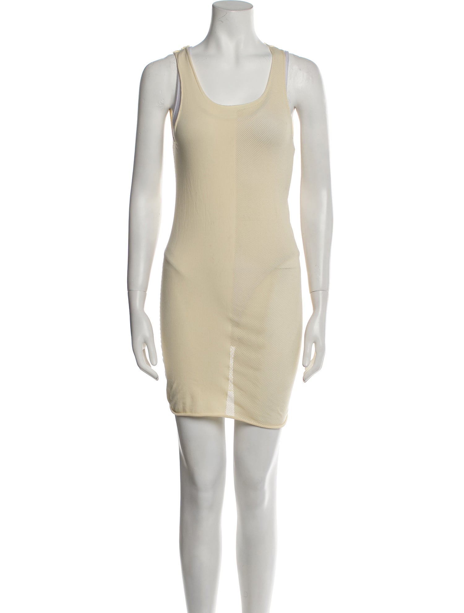 Acne Studios Scoop Neck Mini Dress