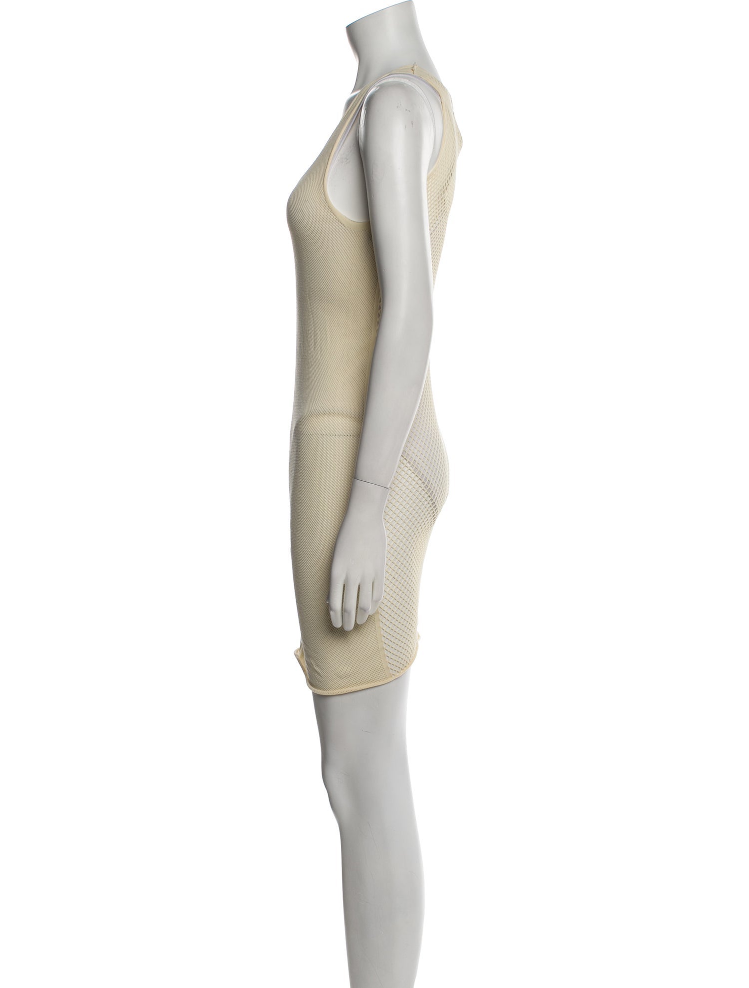 Acne Studios Scoop Neck Mini Dress