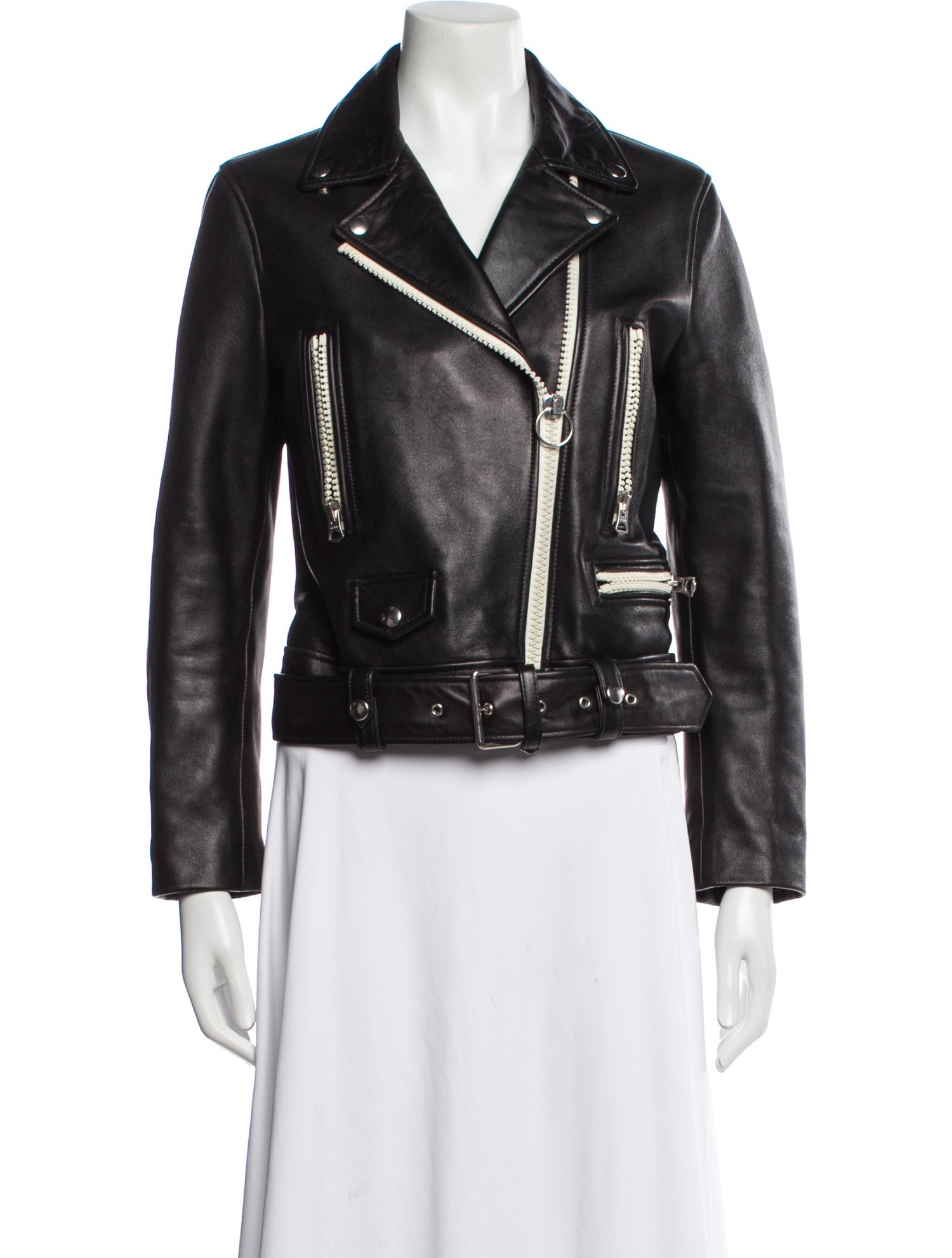 Acne Studios Leather Biker Jacket