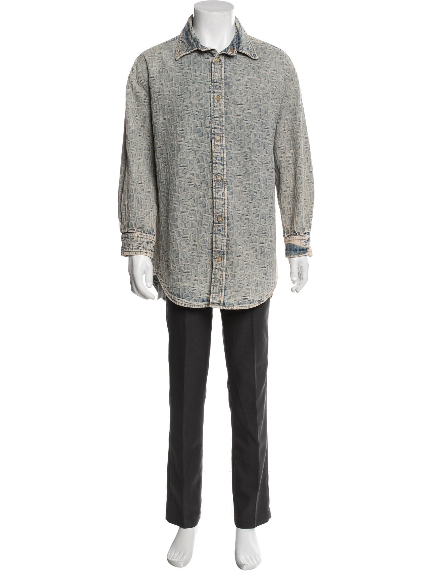 Acne Studios Long Sleeve Denim Shirt