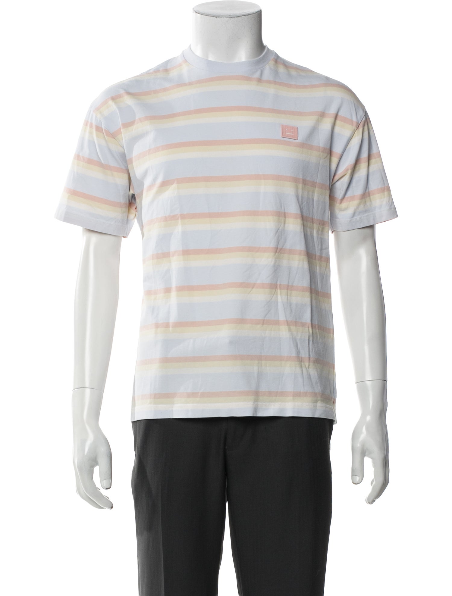 Acne Studios Striped Crew Neck T-Shirt