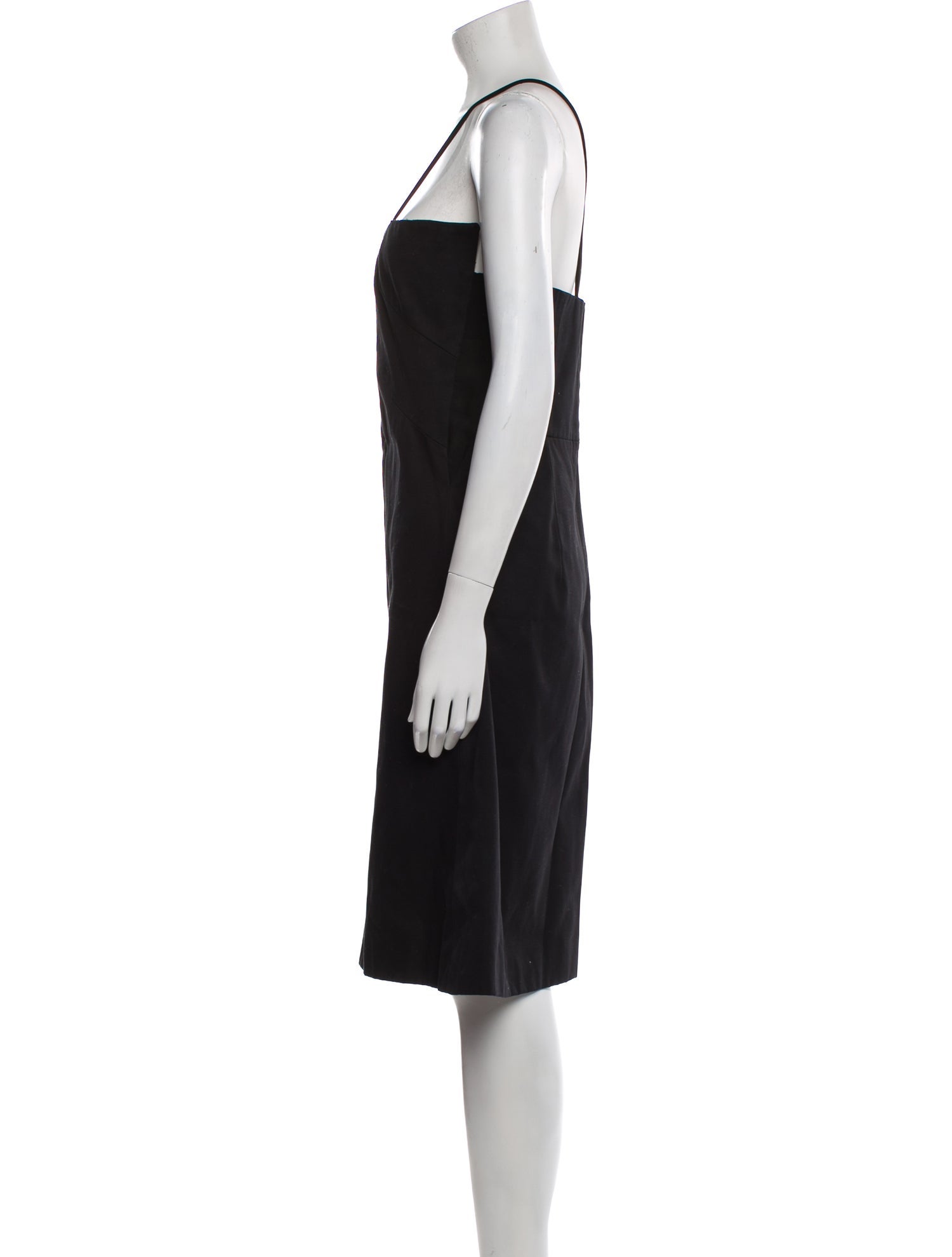 Acne Studios Square Neckline Knee-Length Dress