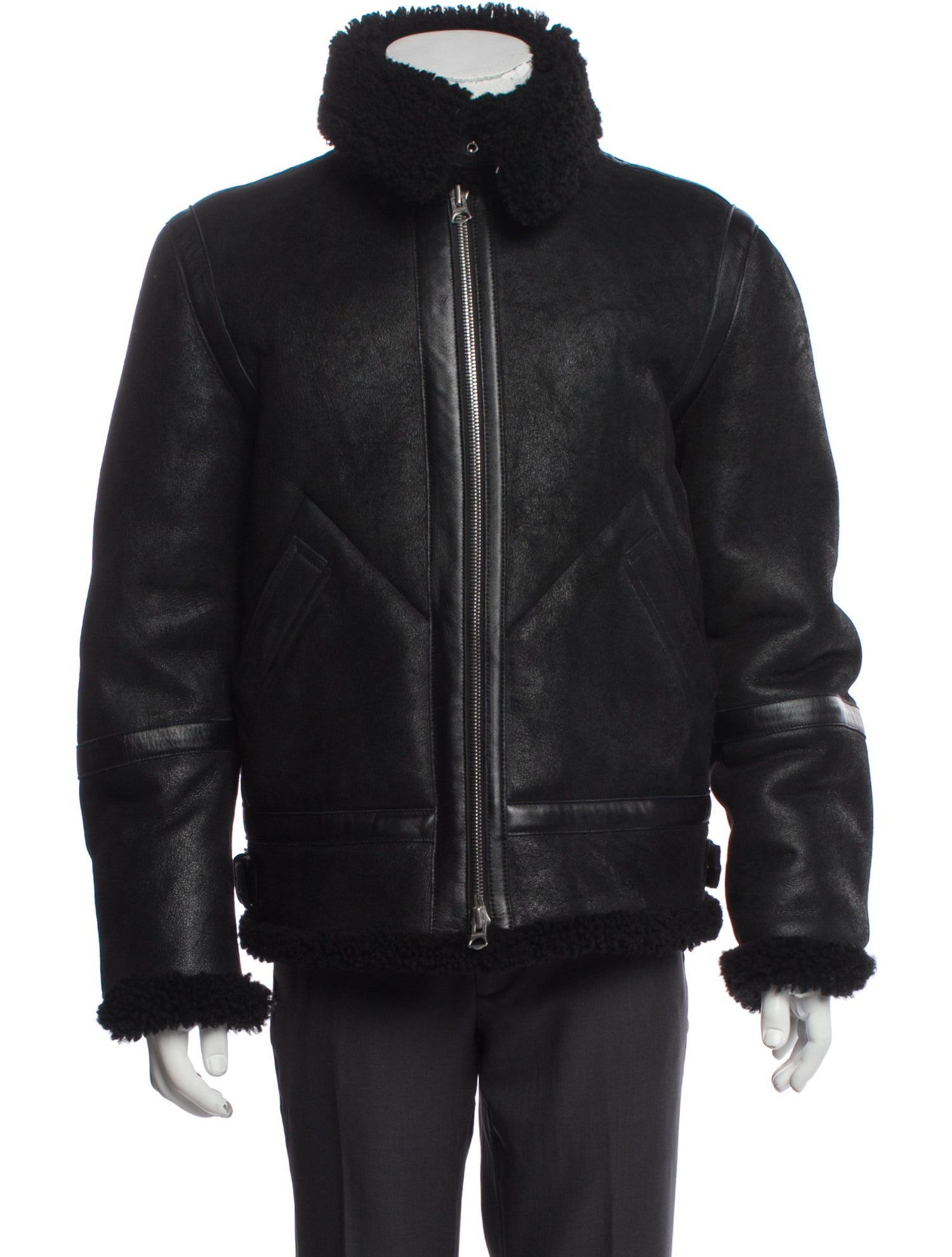 Acne Studios Shearling Puffer Coat