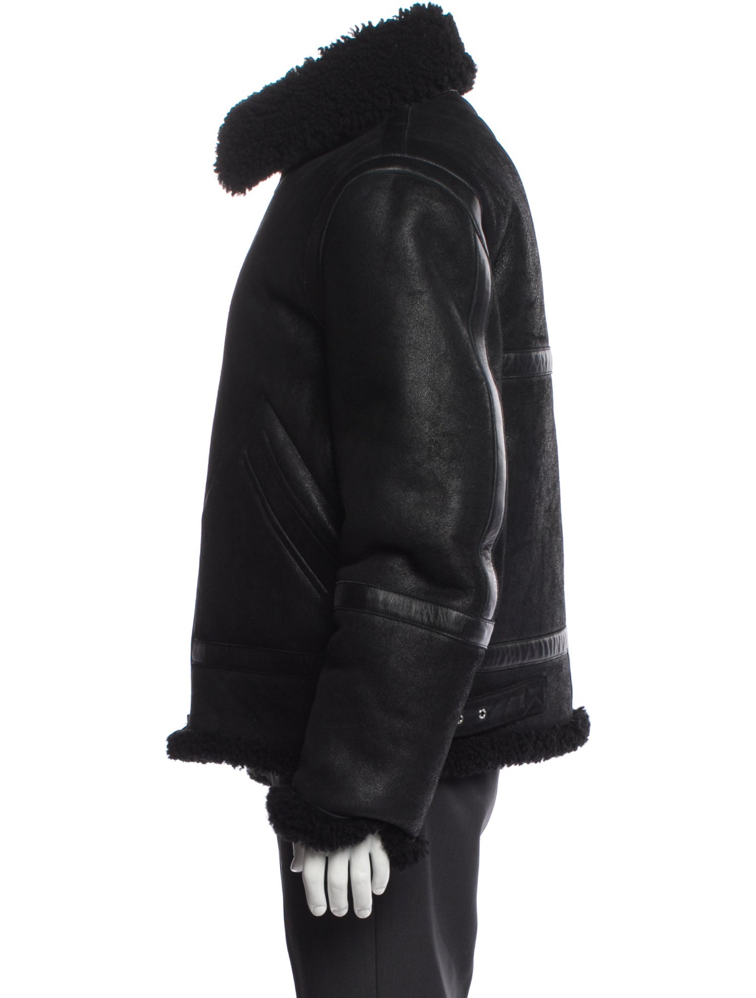 Acne Studios Shearling Puffer Coat