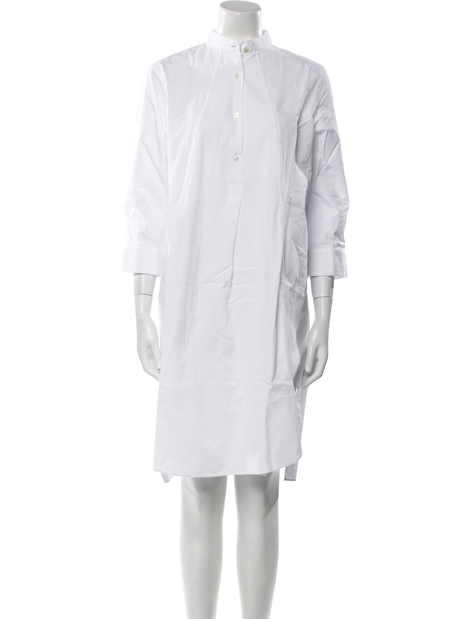 Acne Studios Mock Neck Knee-Length Dress