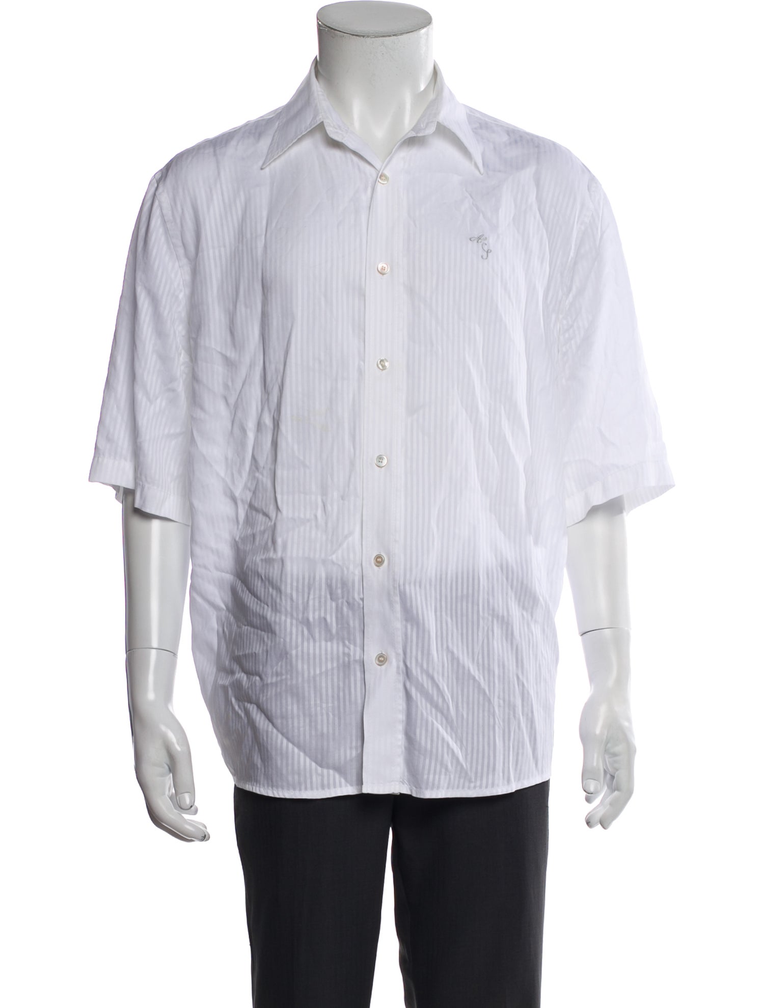 Acne Studios Striped Short Sleeve Shirt