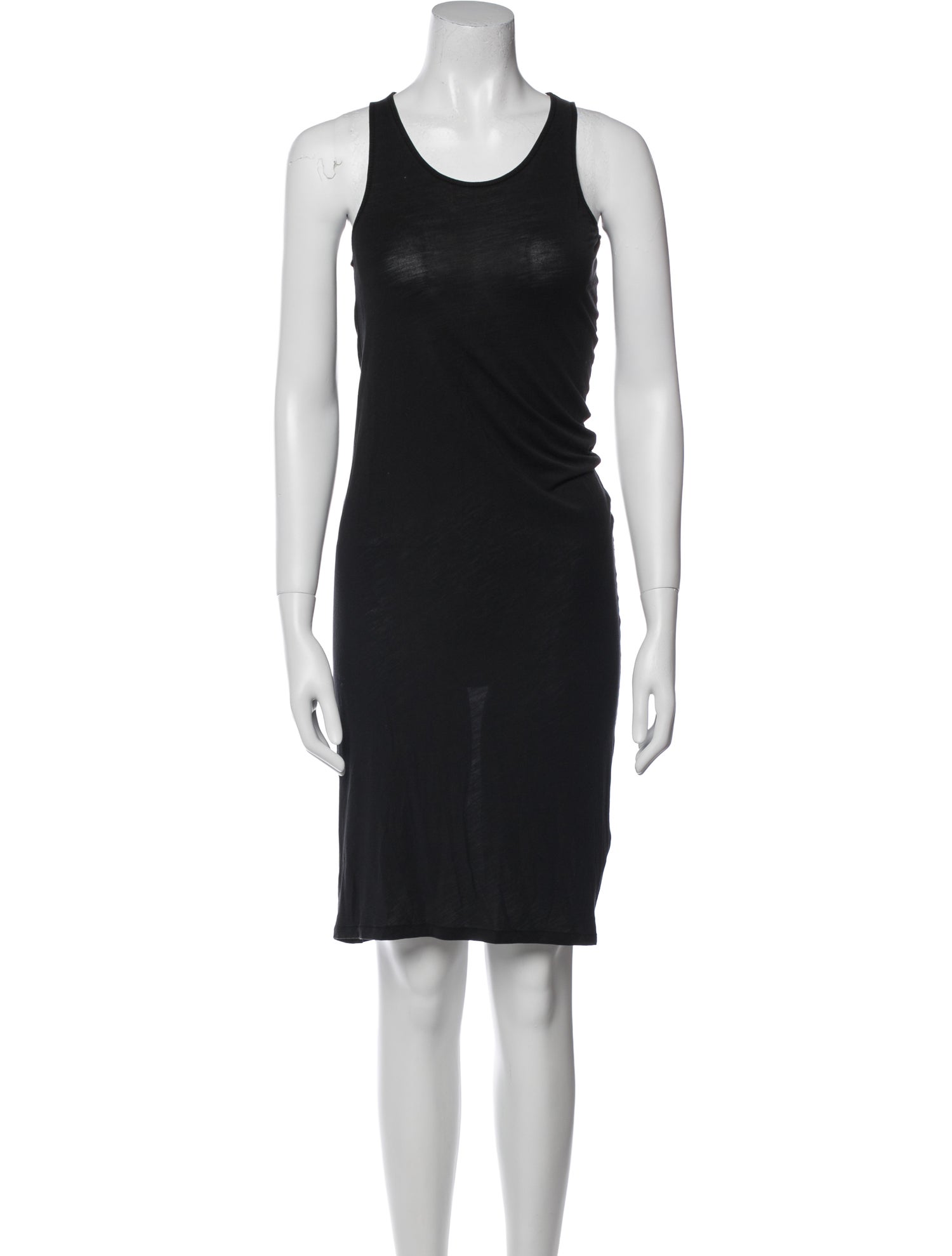 Acne Studios Scoop Neck Knee-Length Dress