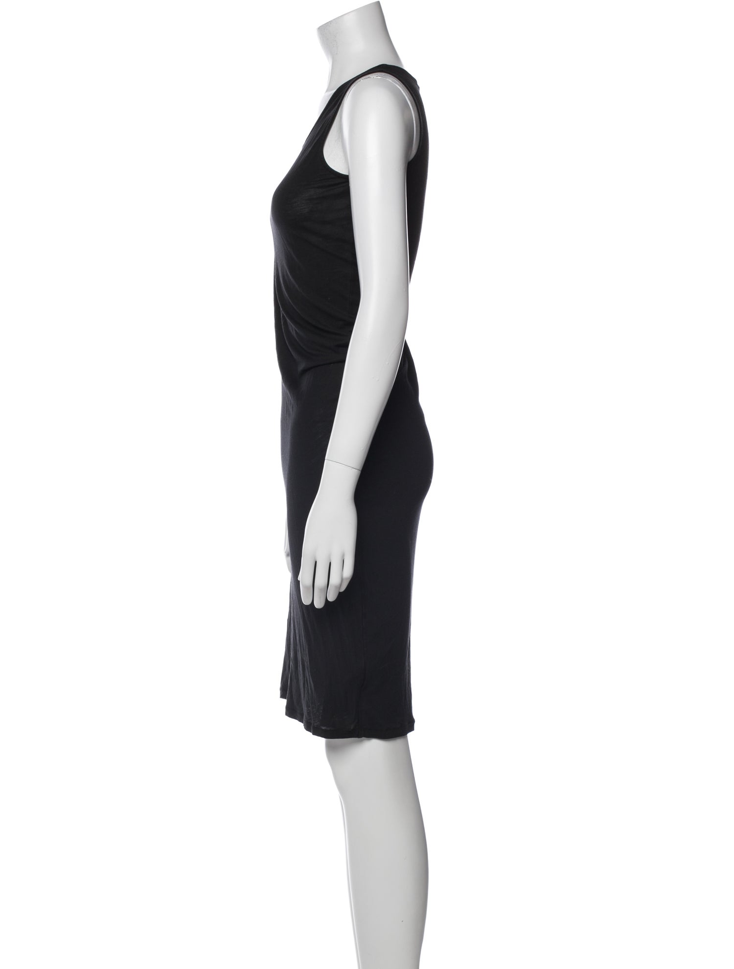 Acne Studios Scoop Neck Knee-Length Dress