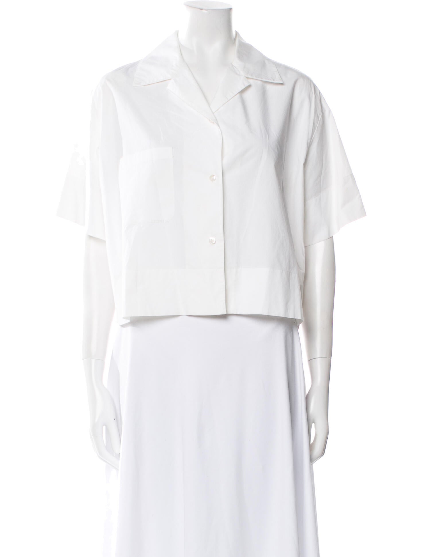 Acne Studios Short Sleeve Button-Up Top