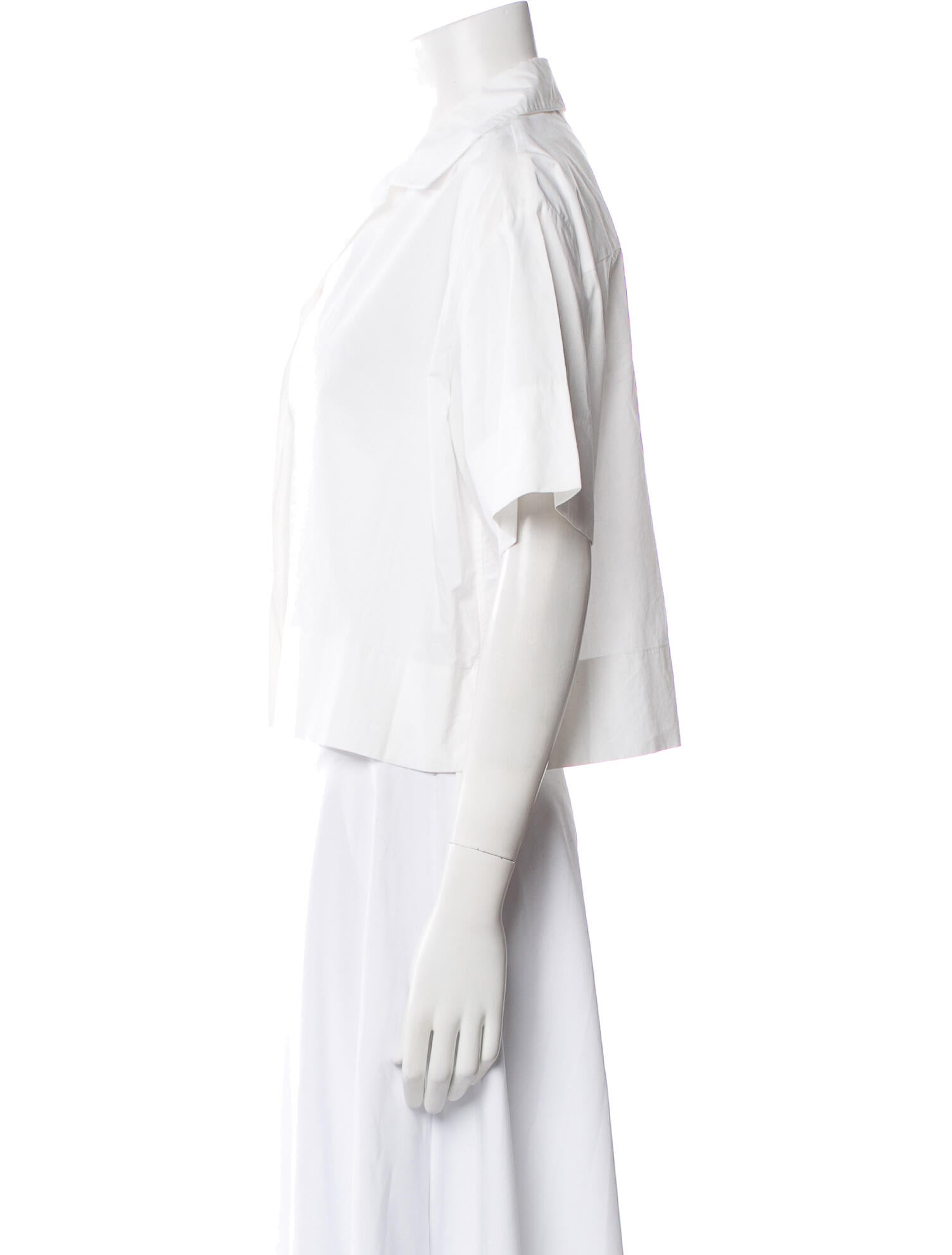 Acne Studios Short Sleeve Button-Up Top