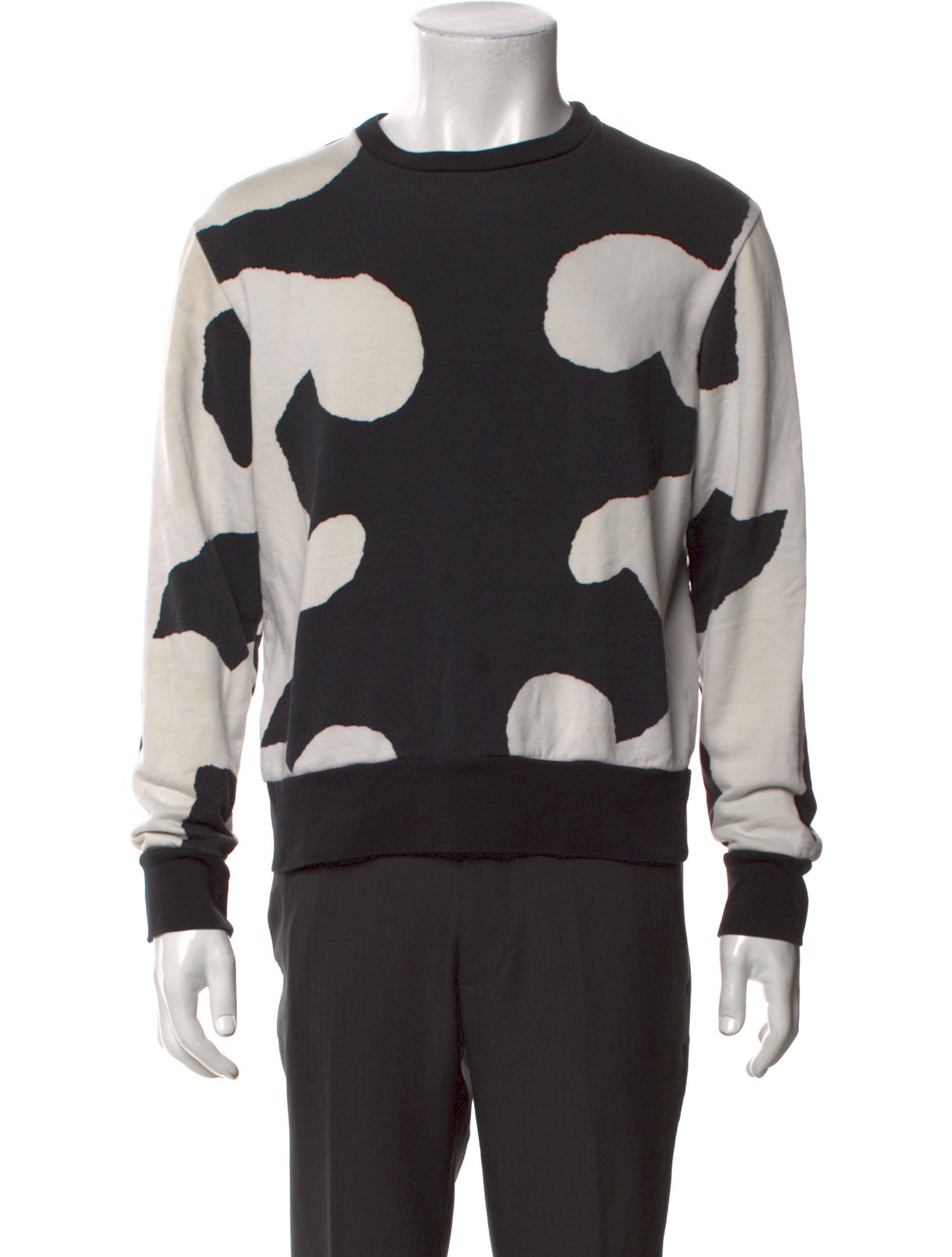 Acne Studios Printed Crew Neck Sweatshirt