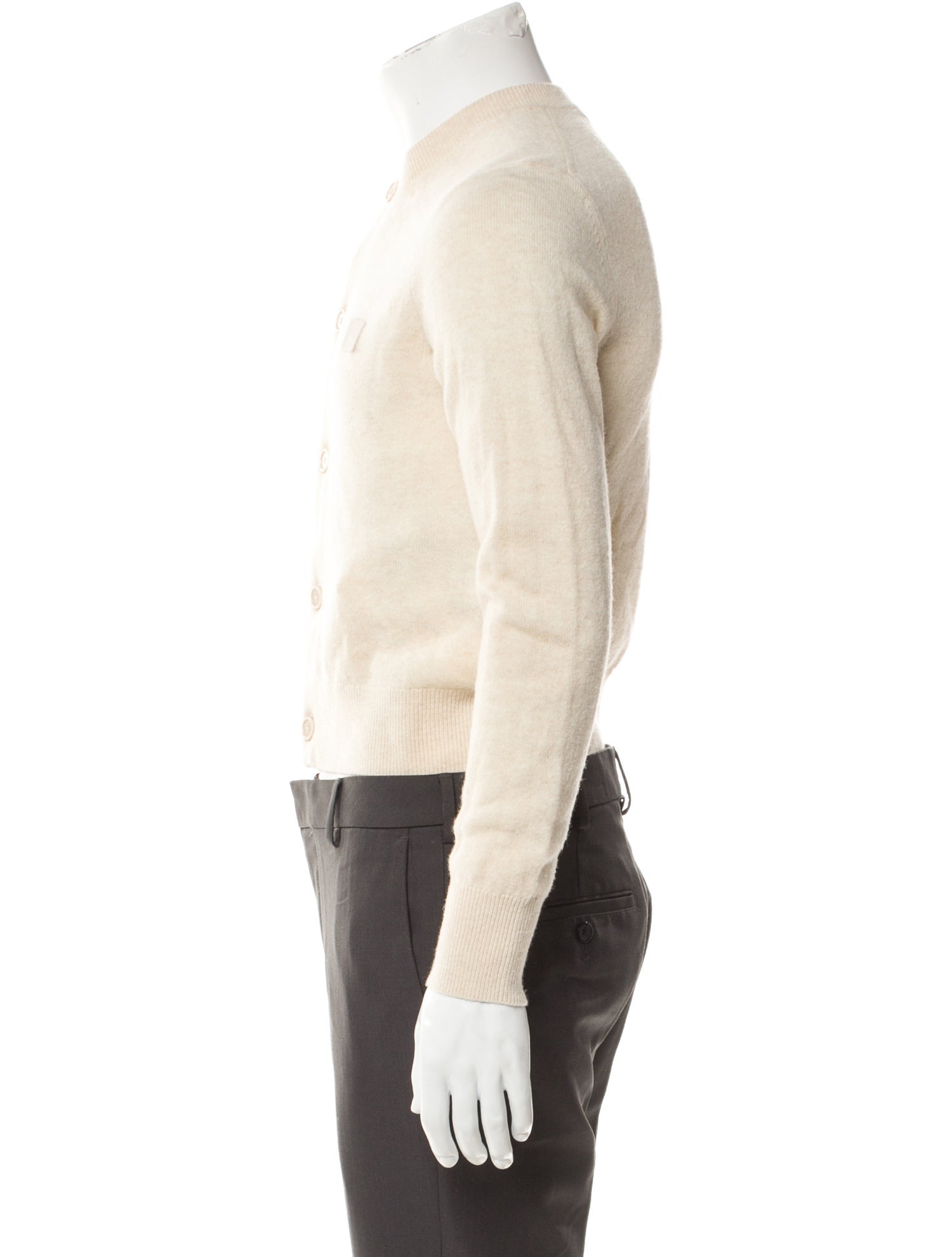 Acne Studios Wool Mock Neck Cardigan