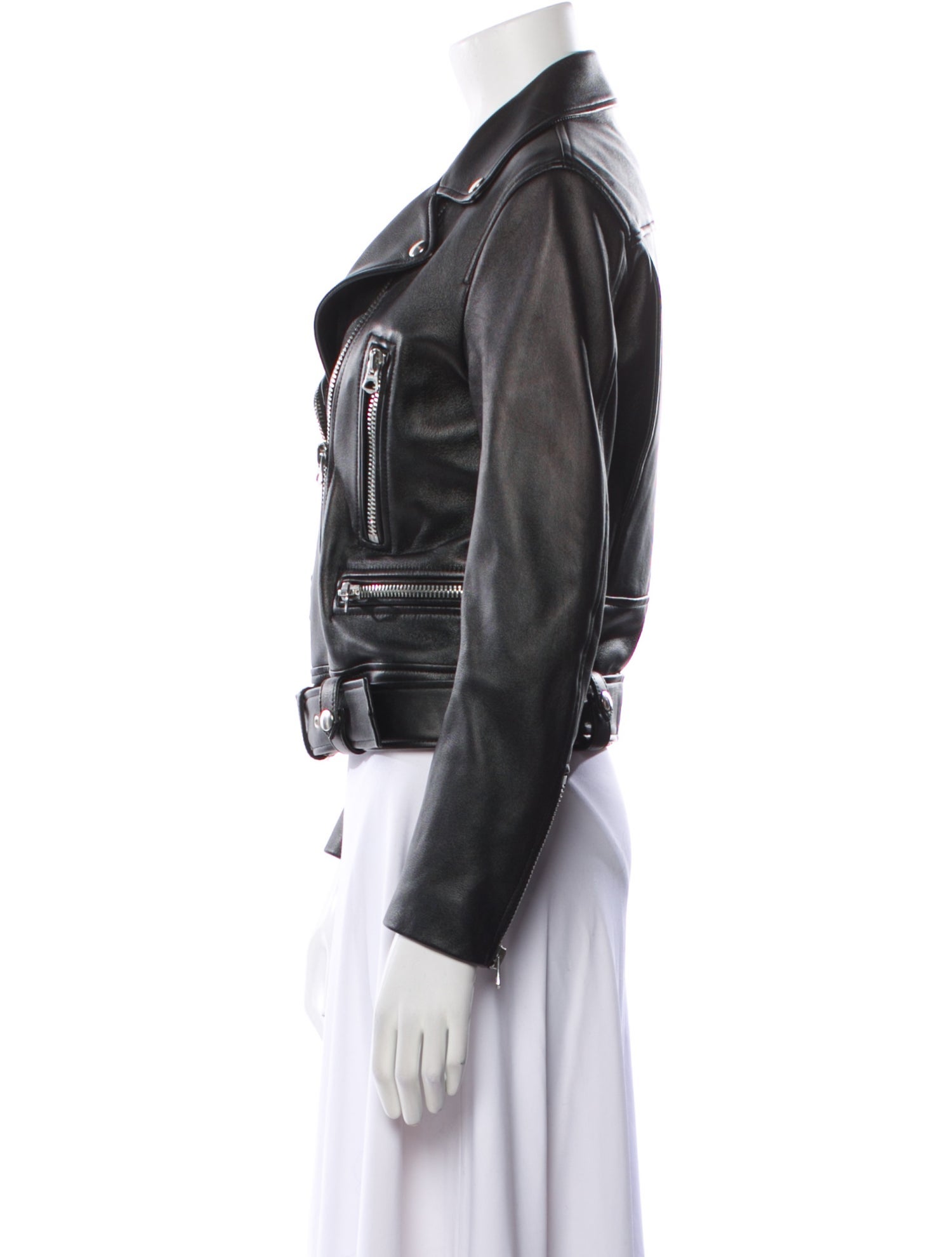 Acne Studios Lamb Leather Biker Jacket
