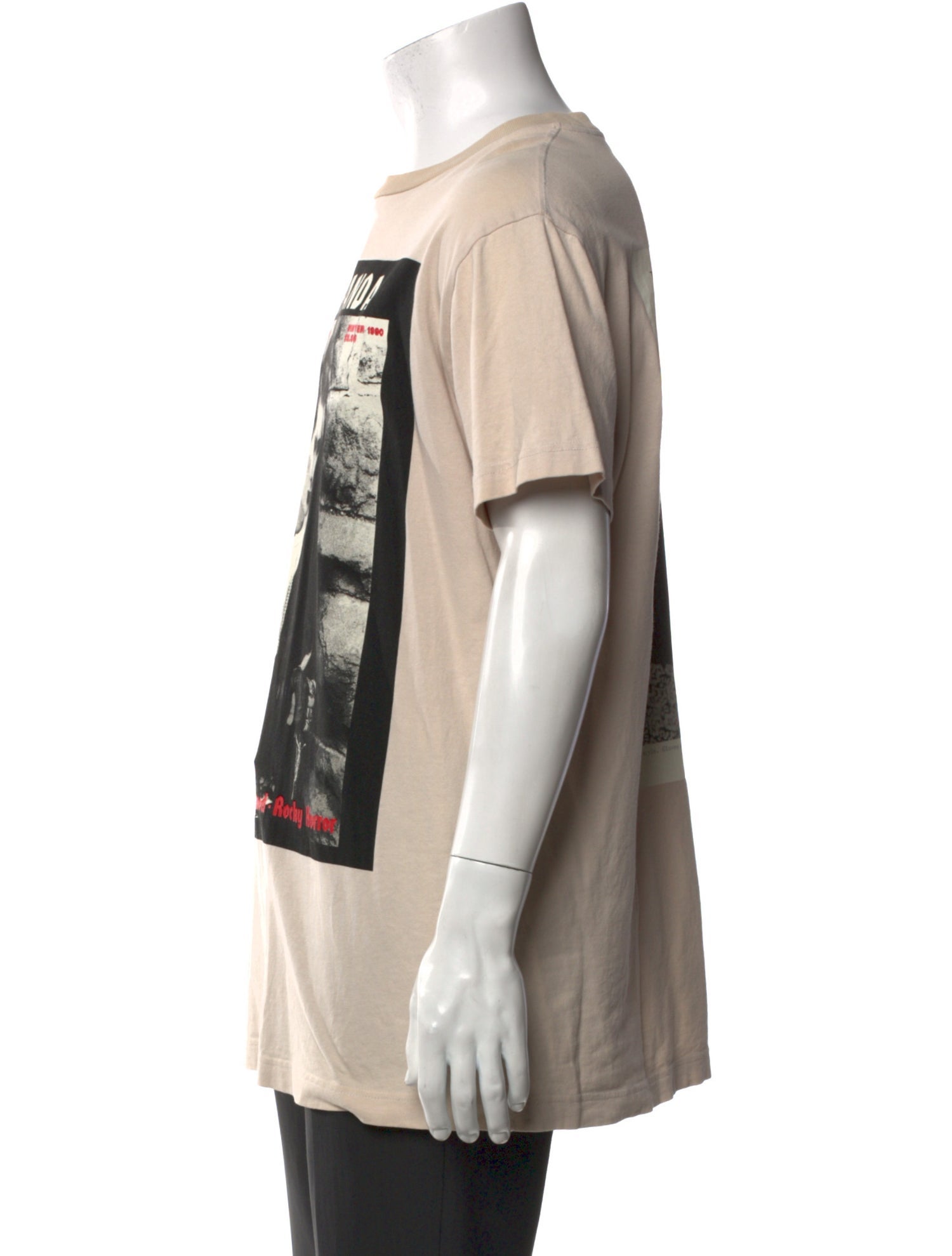 Acne Studios Graphic Print Crew Neck T-Shirt