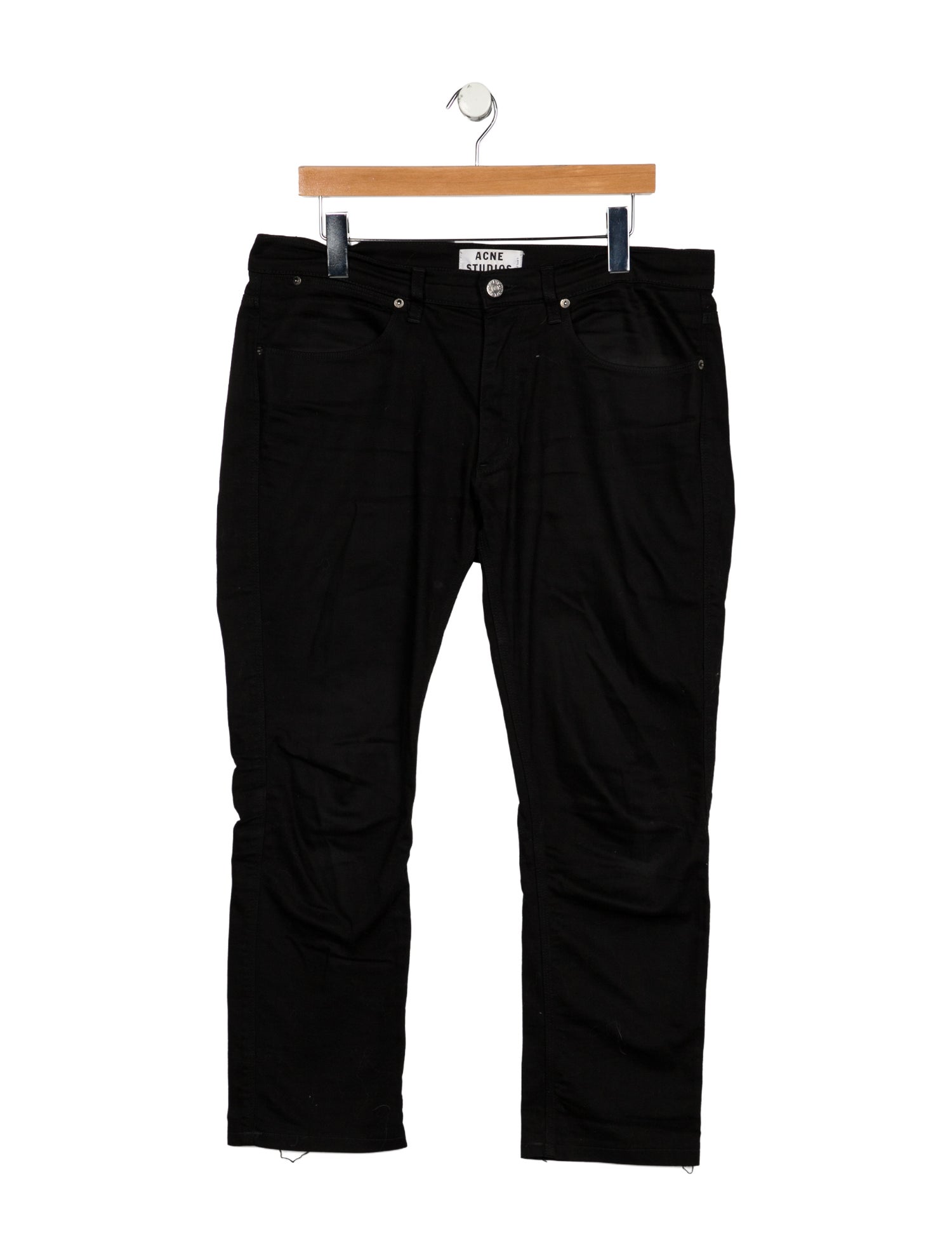 Acne Studios Mid-Rise Straight Leg Jeans