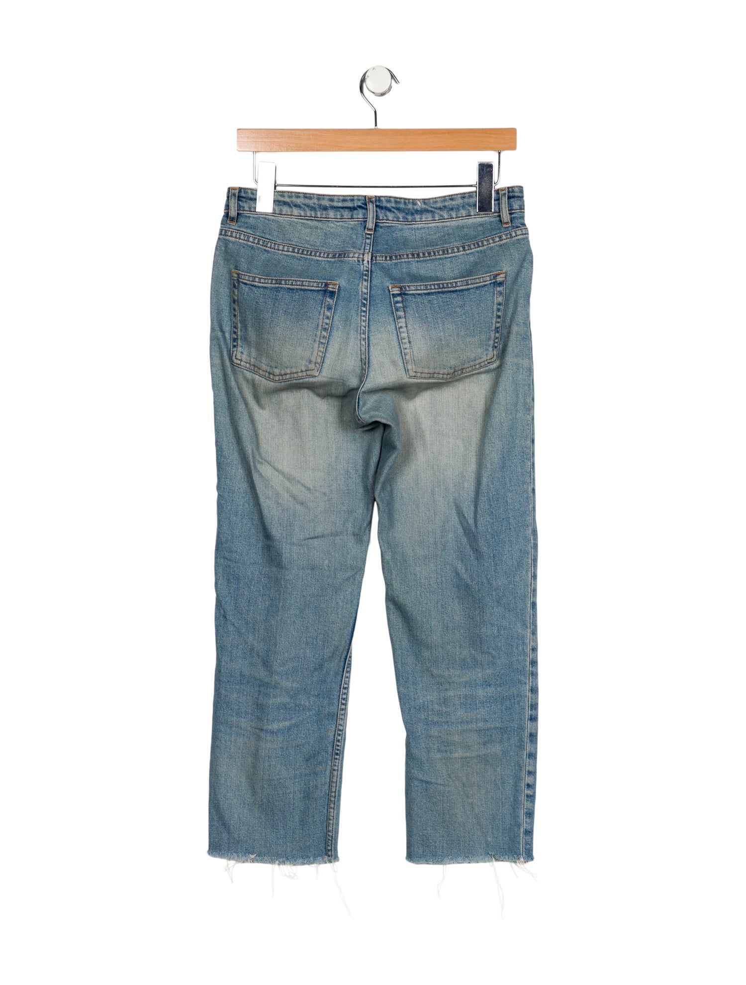 Acne Studios Mid-Rise Straight Leg Jeans