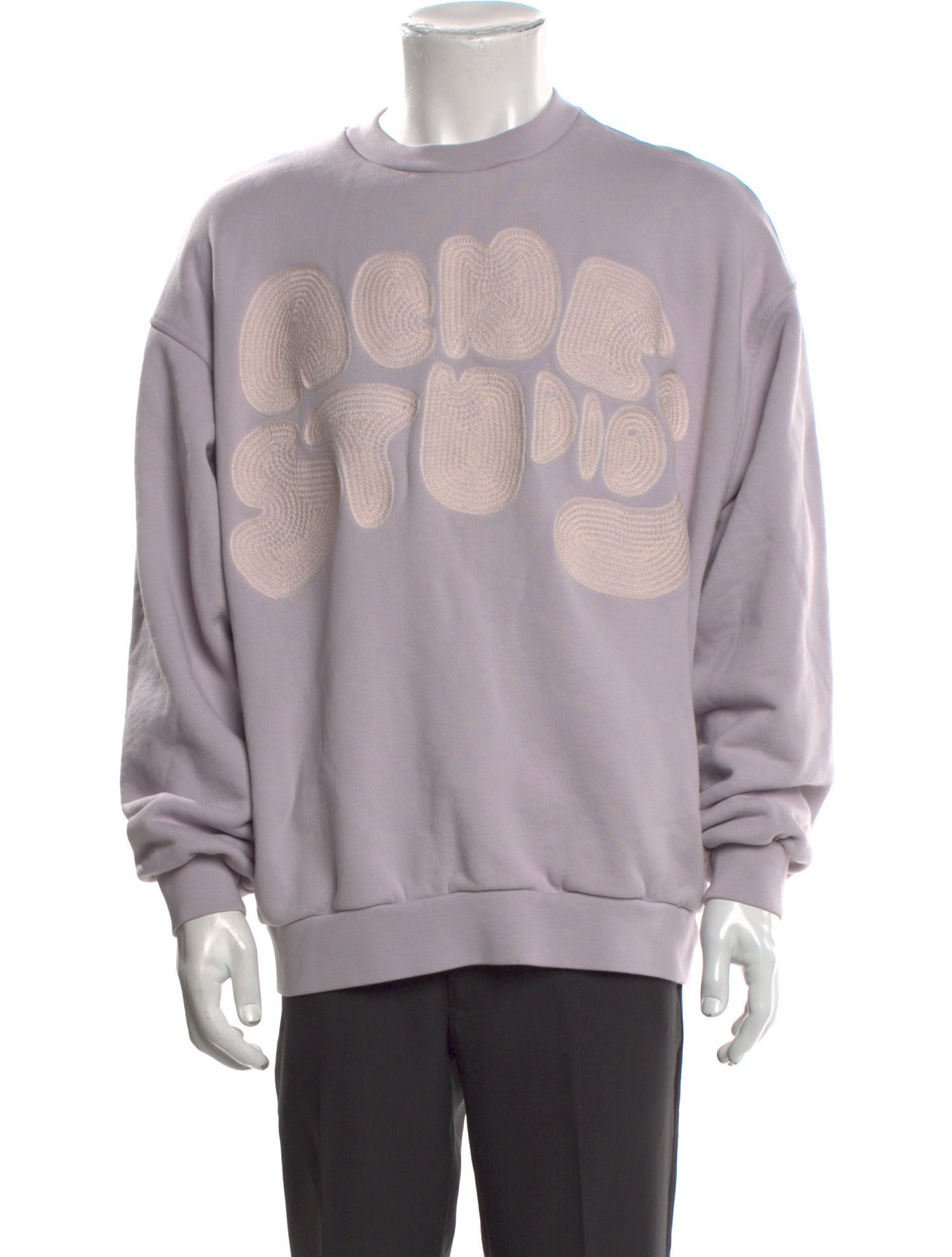 Acne Studios Graphic Print Crew Neck Sweatshirt