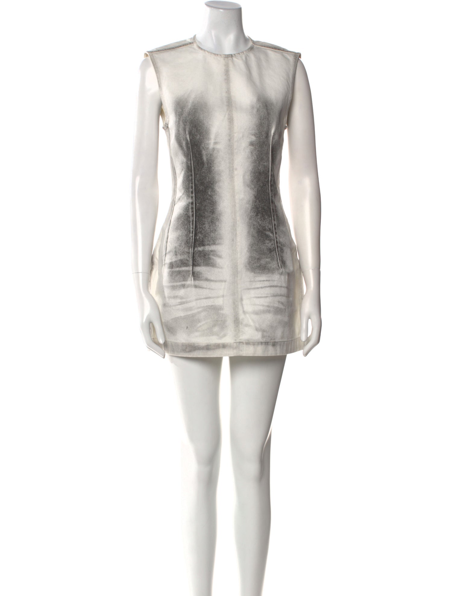 Acne Studios Crew Neck Mini Dress