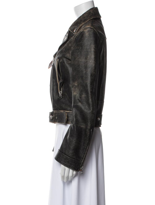 Acne Studios Calf Leather Biker Jacket