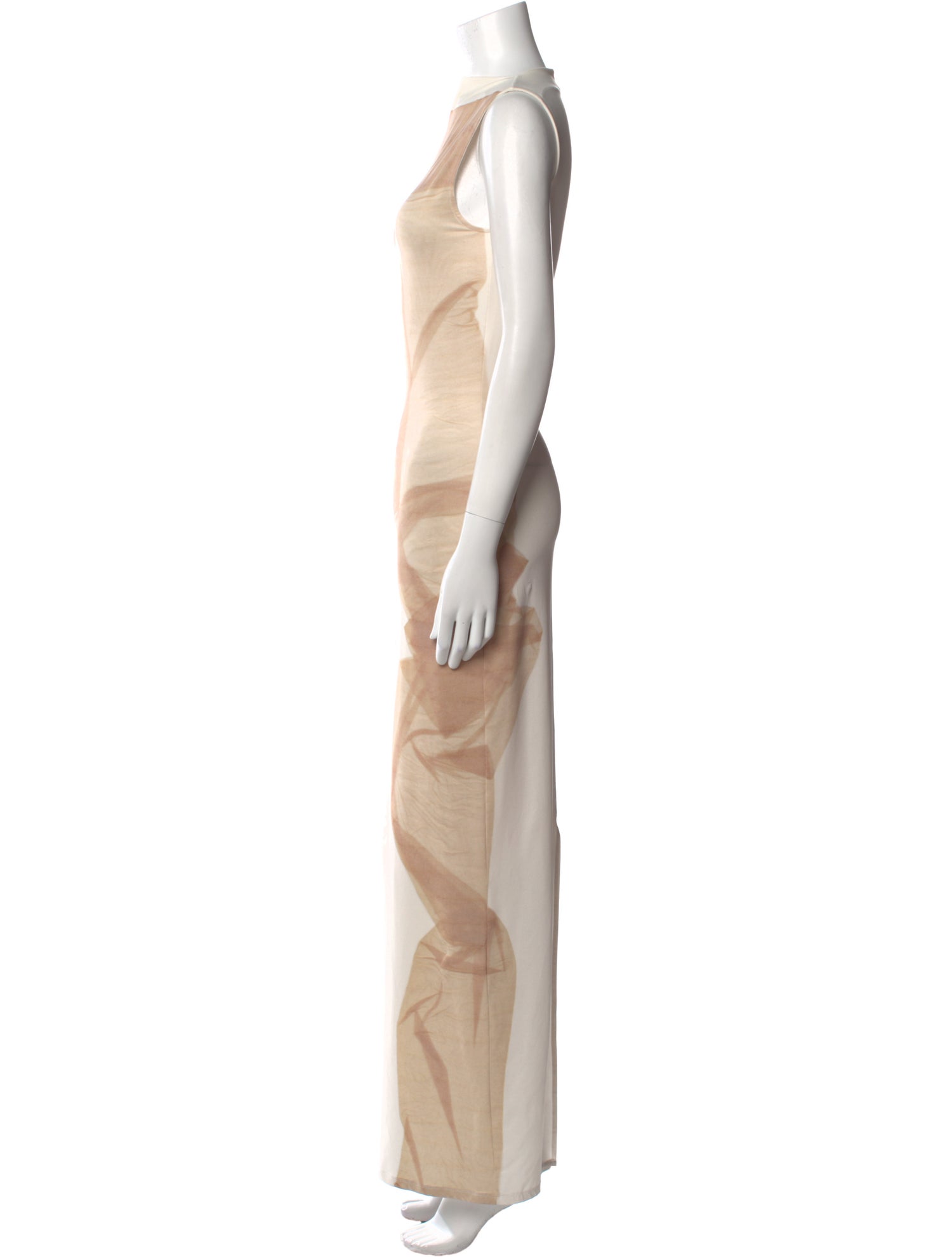 Acne Studios Bateau Neckline Long Dress