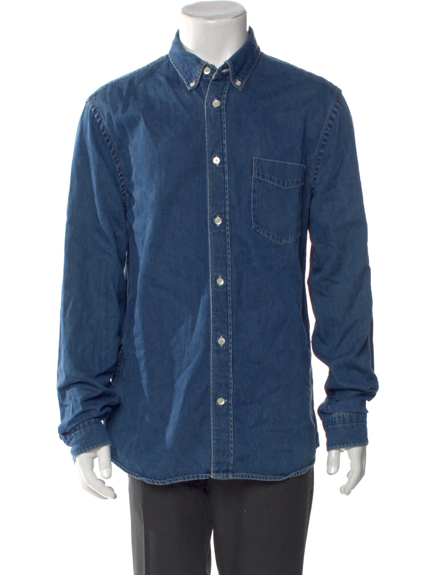 Acne Studios Long Sleeve Denim Shirt