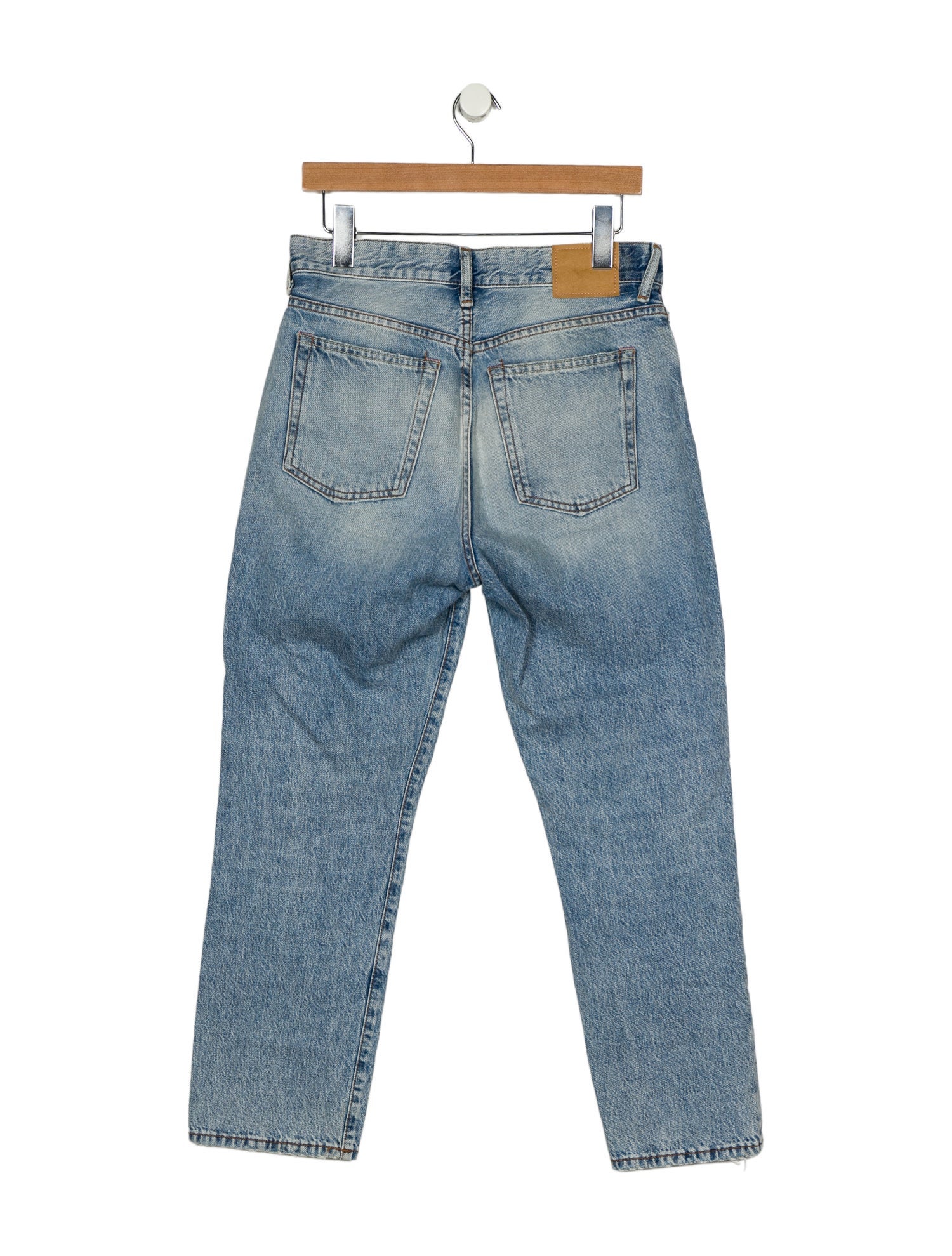 Acne Studios High-Rise Straight Leg Jeans
