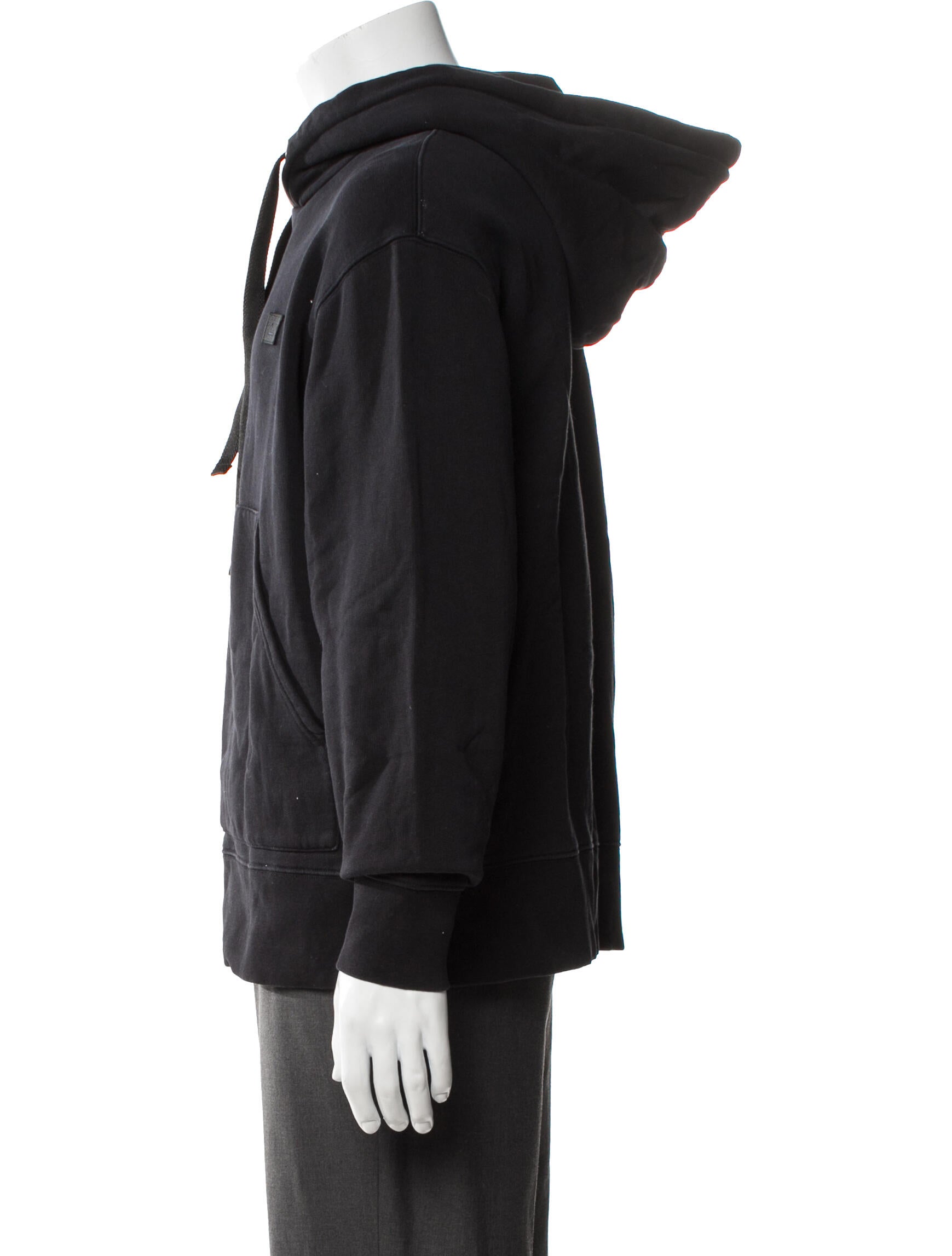 Acne Studios V-Neck Long Sleeve Hoodie