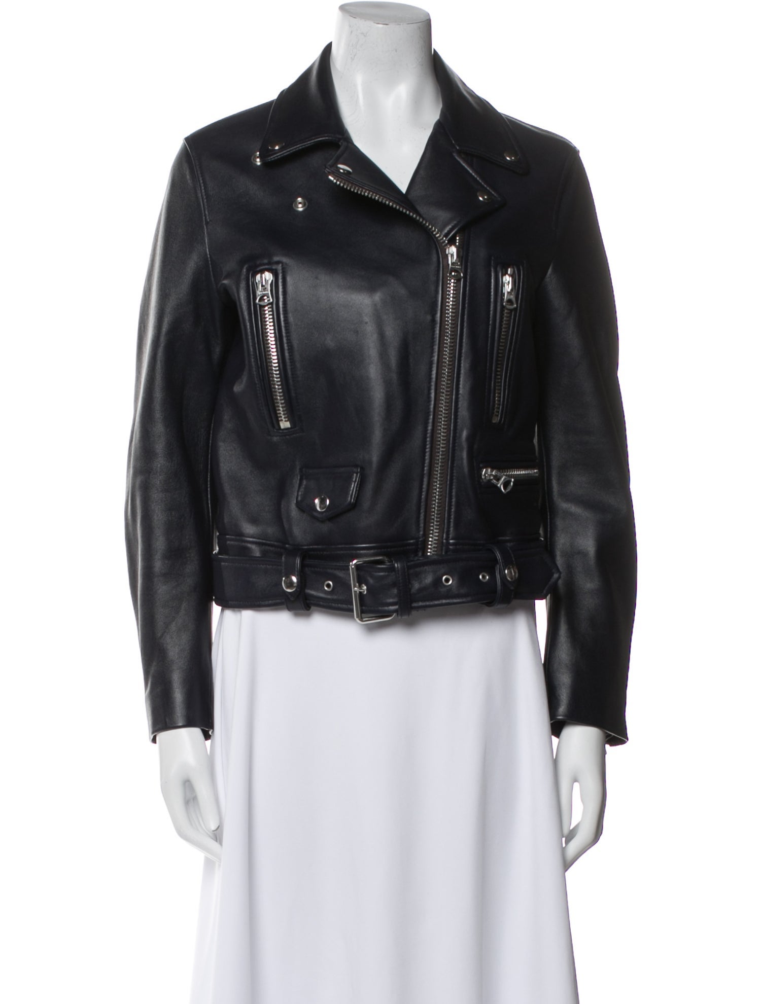 Acne Studios Lamb Leather Biker Jacket