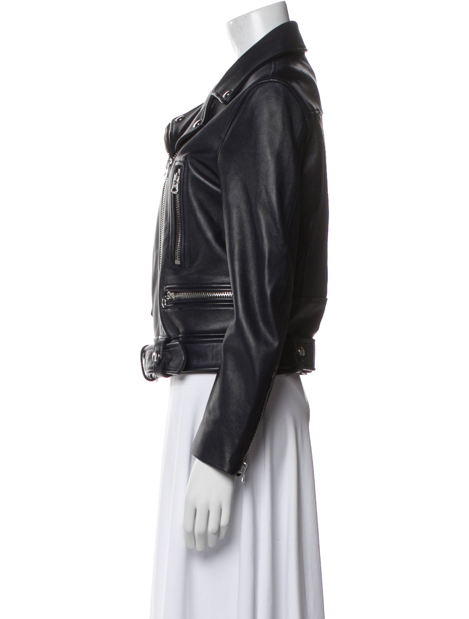 Acne Studios Lamb Leather Biker Jacket
