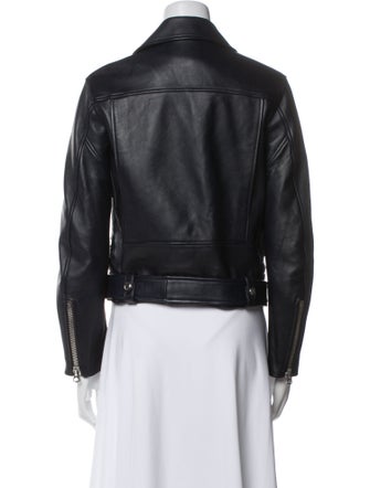 Acne Studios Lamb Leather Biker Jacket