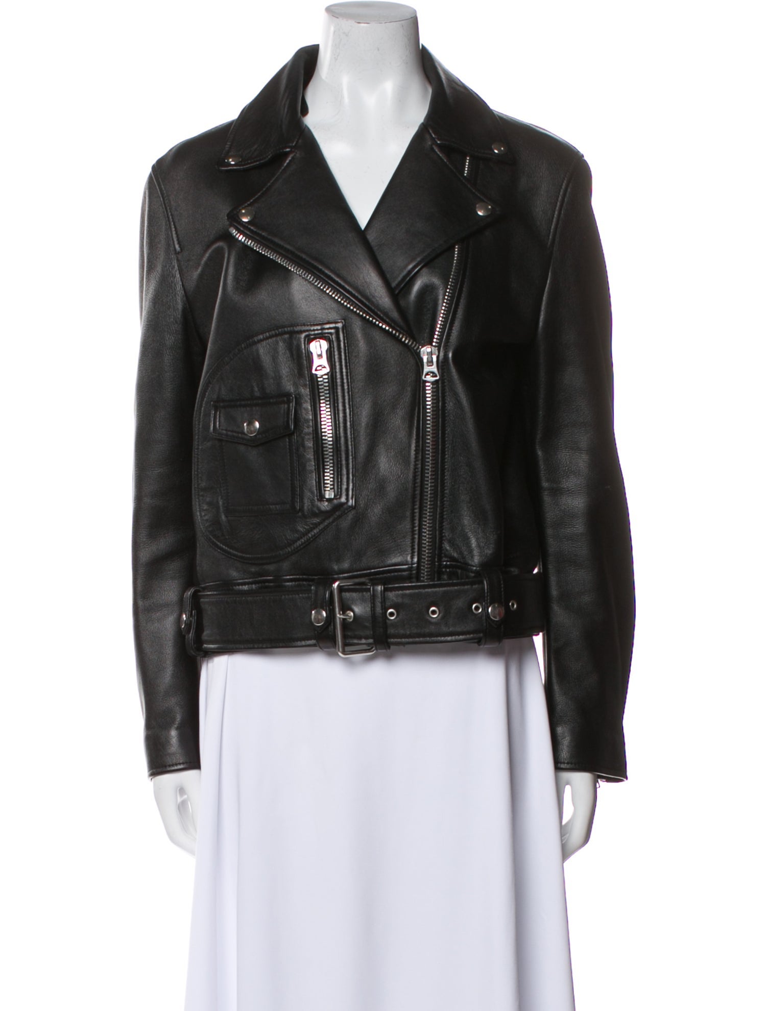 Acne Studios Lamb Leather Biker Jacket
