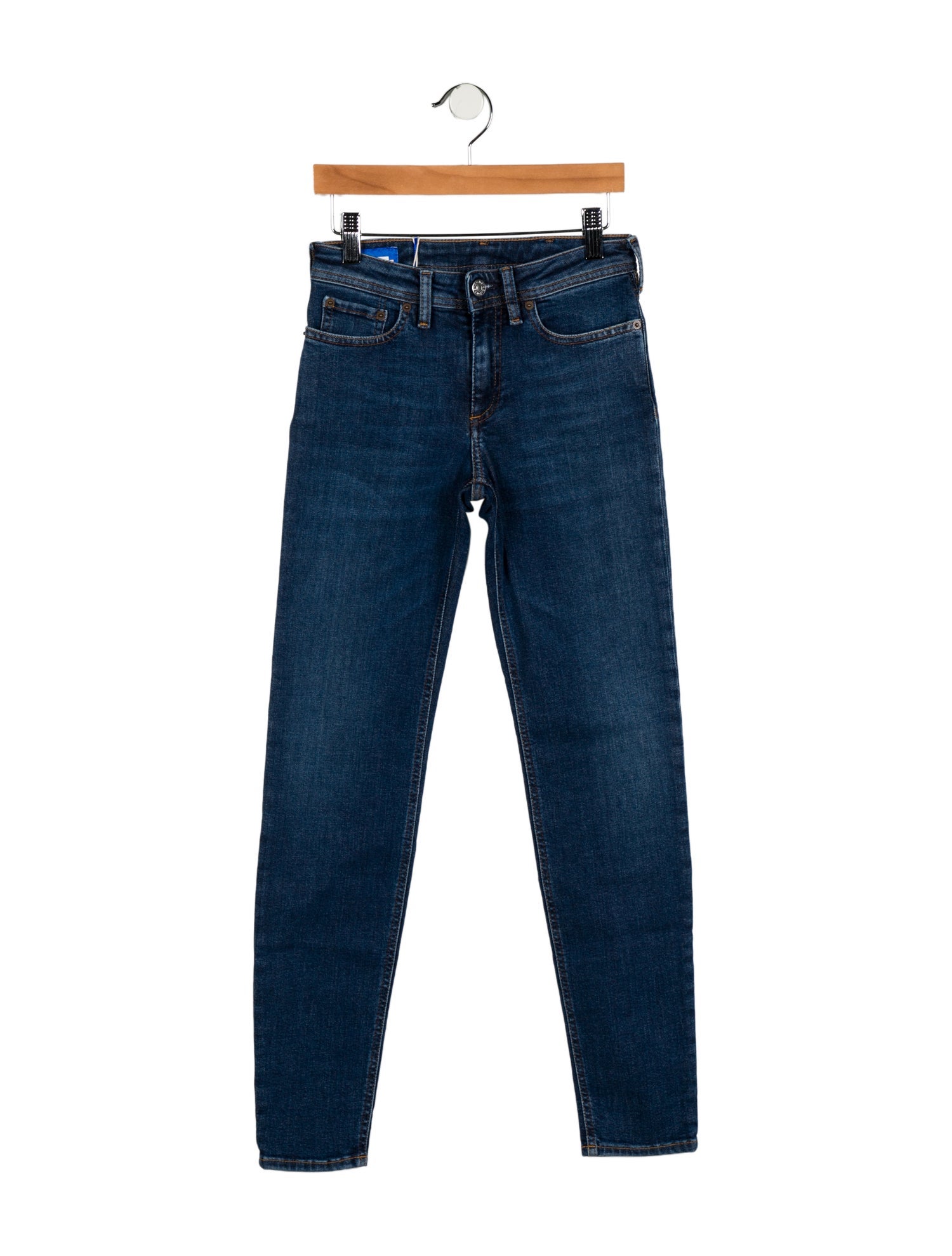 Acne Studios Mid-Rise Skinny Leg Jeans