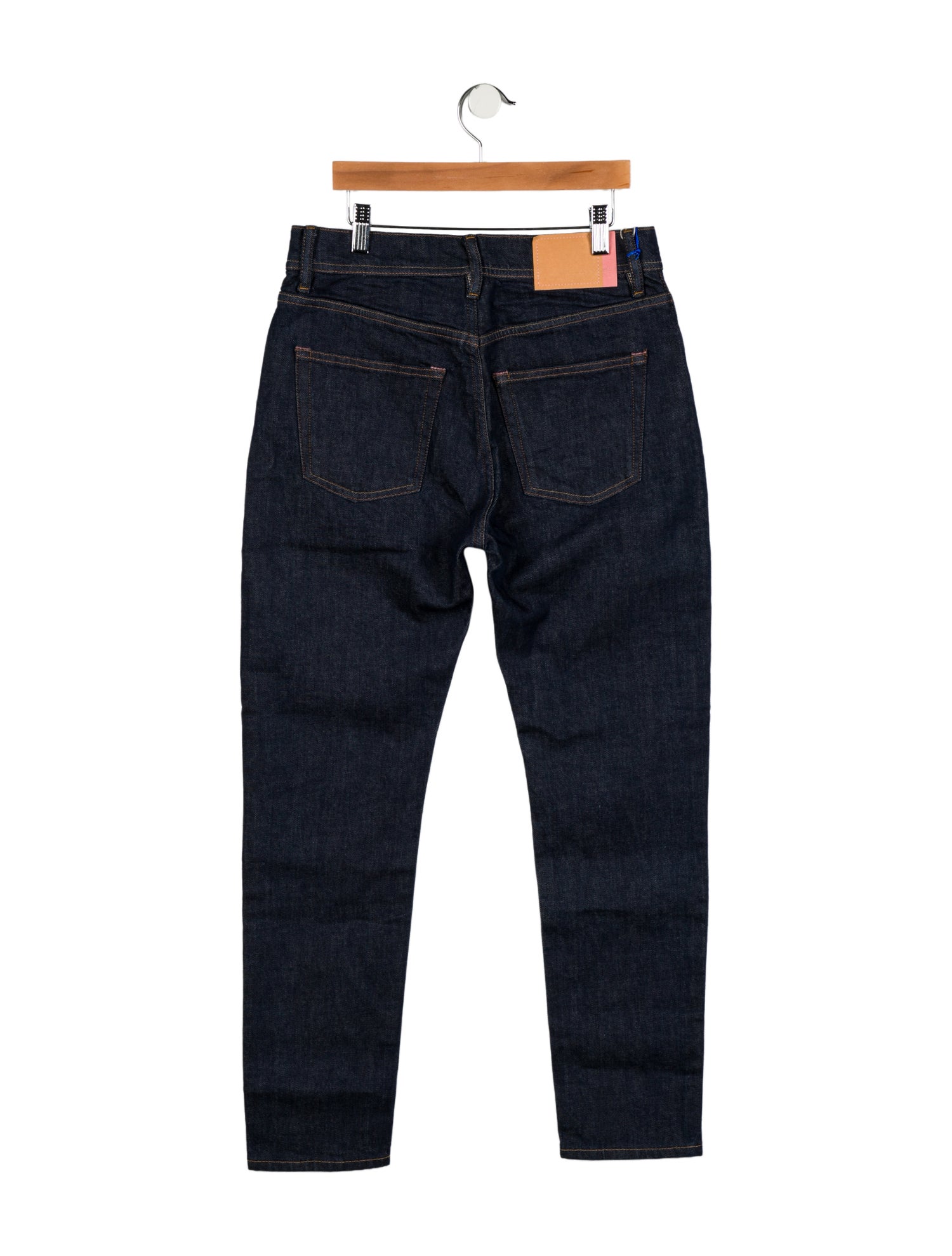 Acne Studios Blå Konst High-Rise Straight Leg Jeans