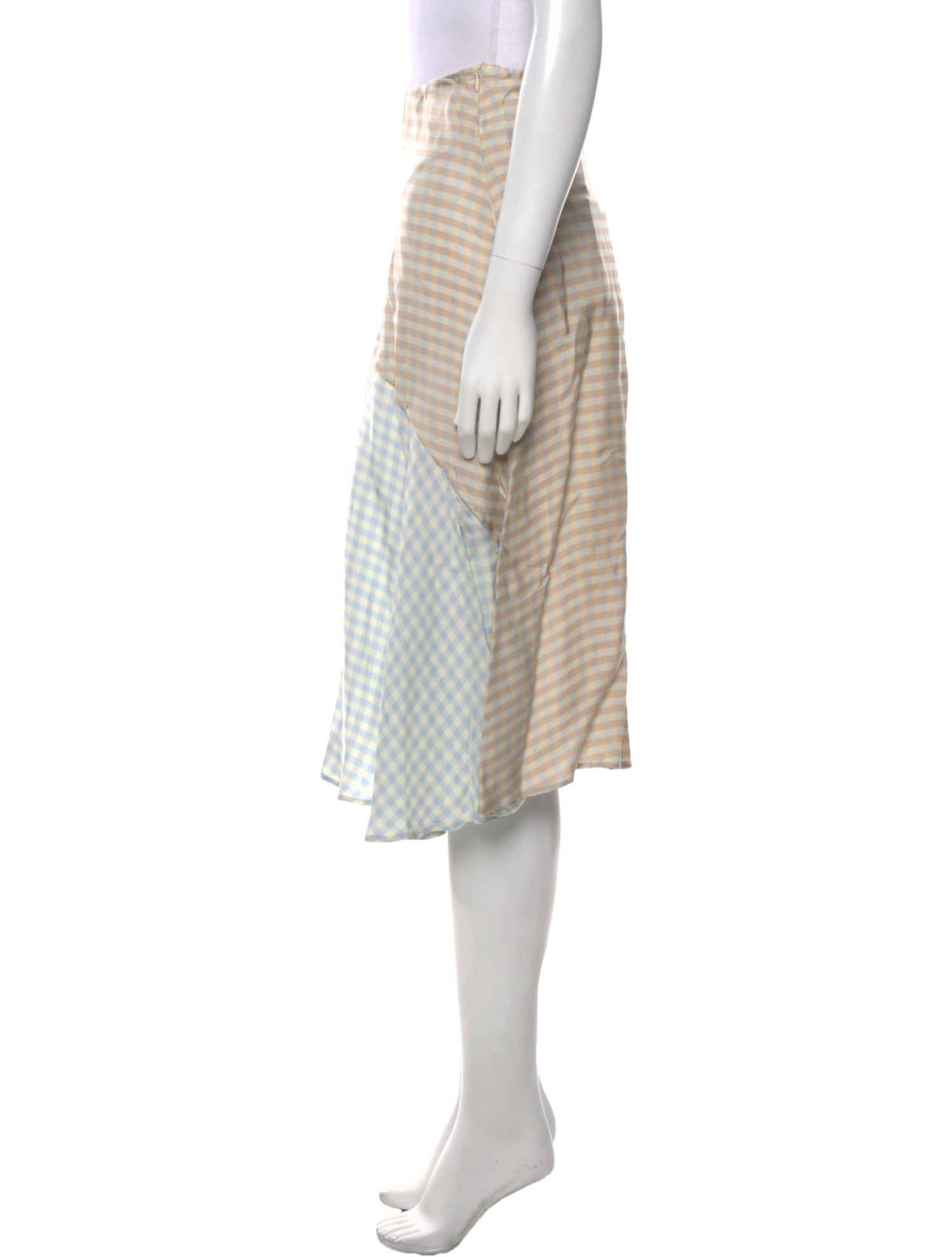 Acne Studios Striped Knee-Length Skirt