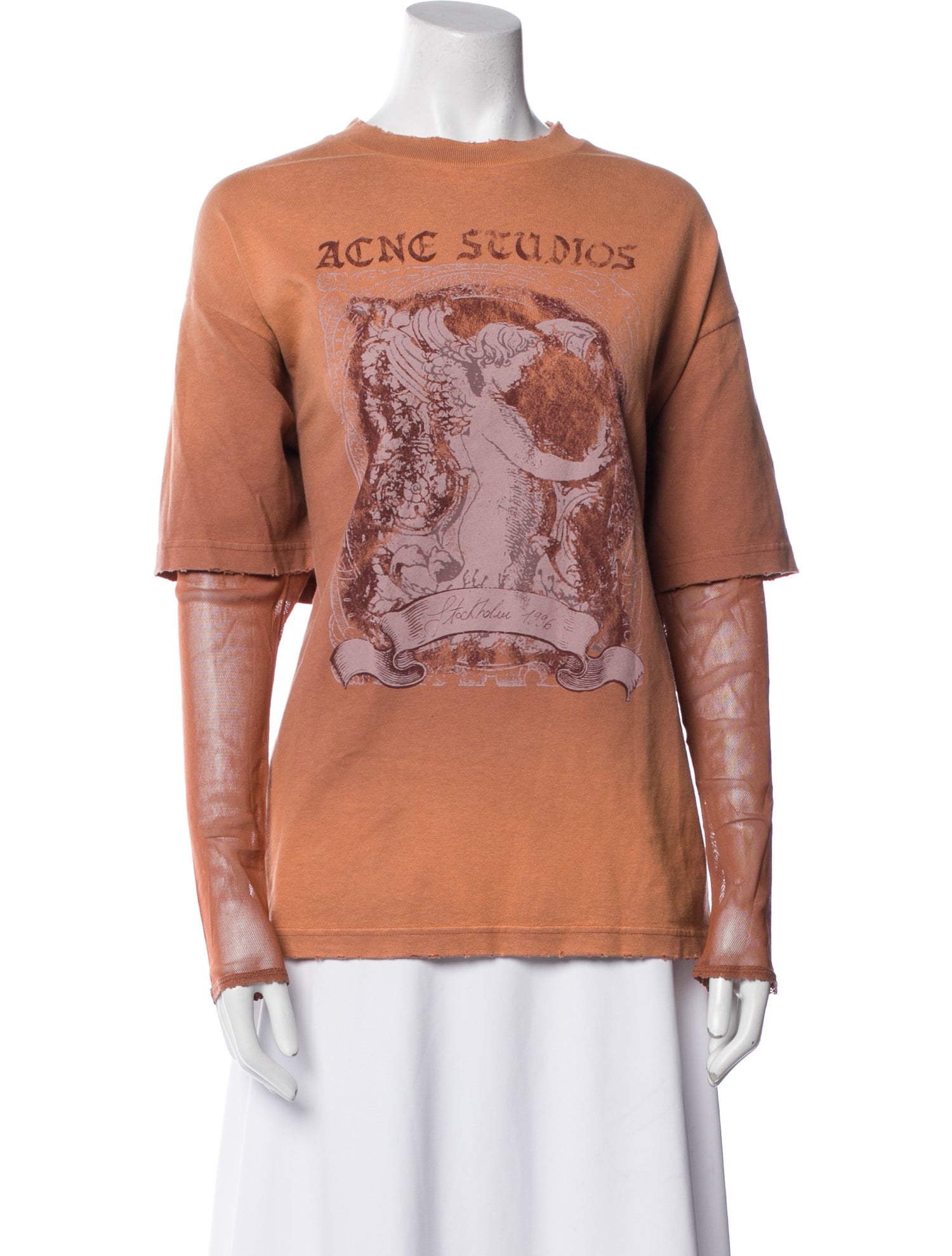 Acne Studios Graphic Print Crew Neck Sweatshirt w/ Tags