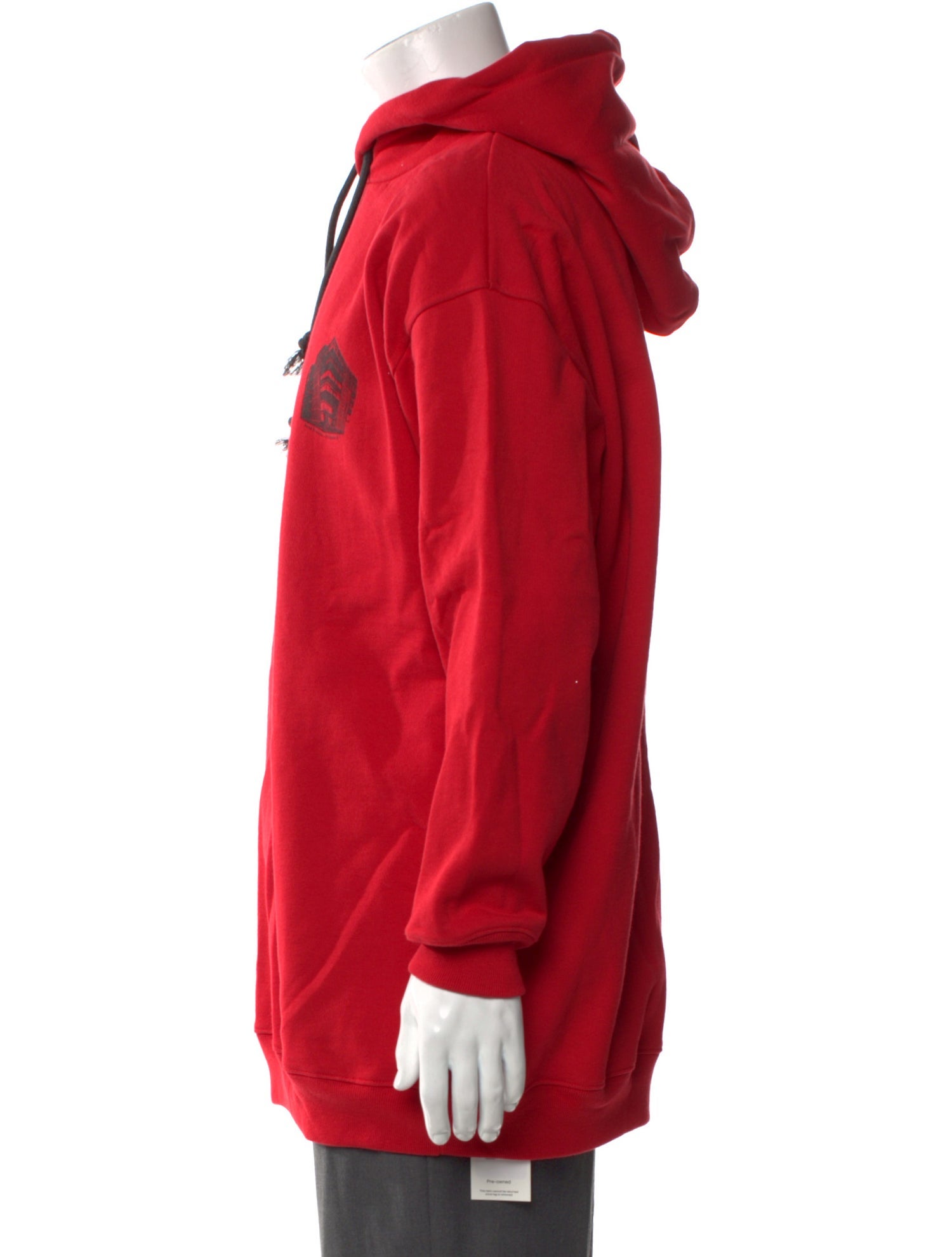 Acne Studios Graphic Print Crew Neck Hoodie