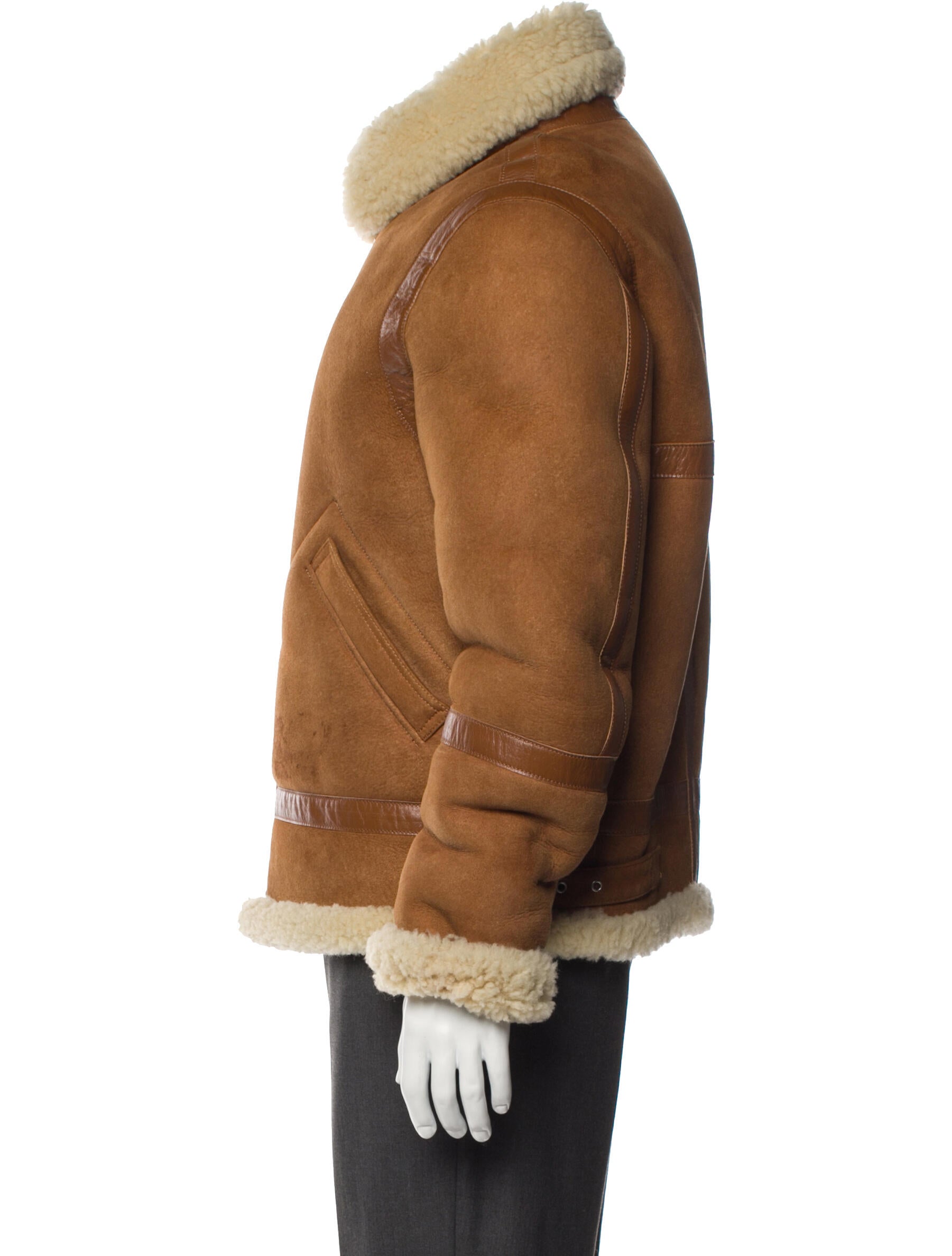 Acne Studios Shearling Puffer Coat