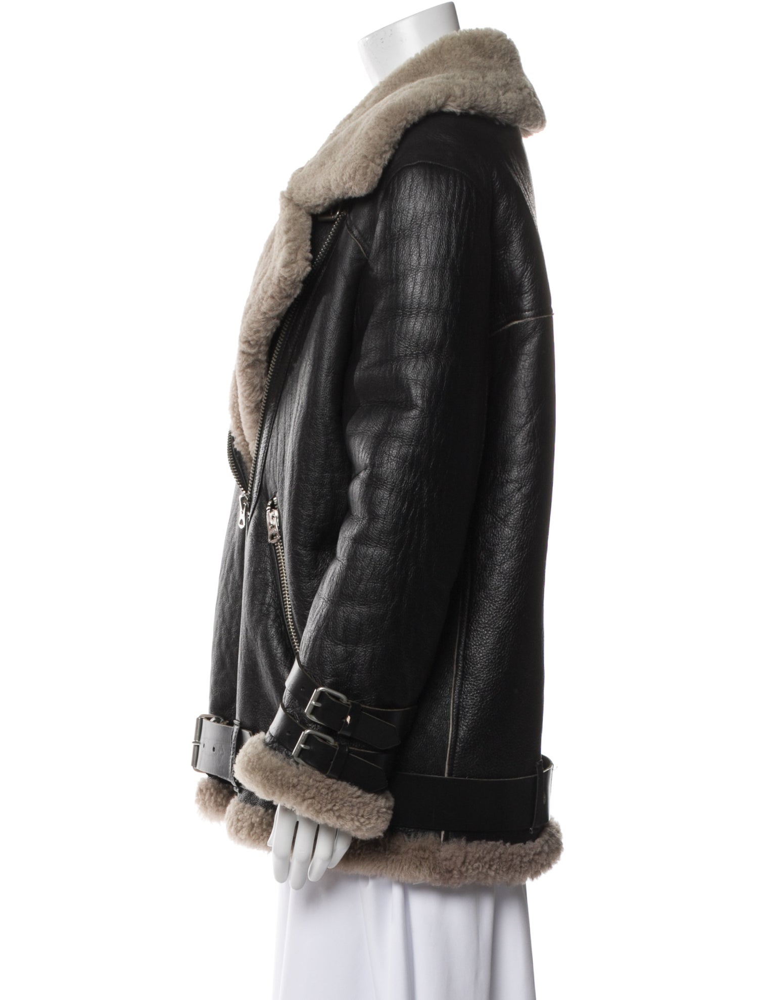 Acne Studios Shearling Fur Jacket