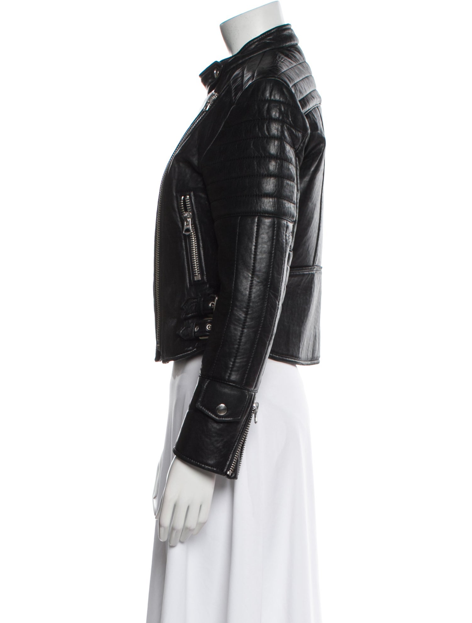 Acne Studios Leather Biker Jacket