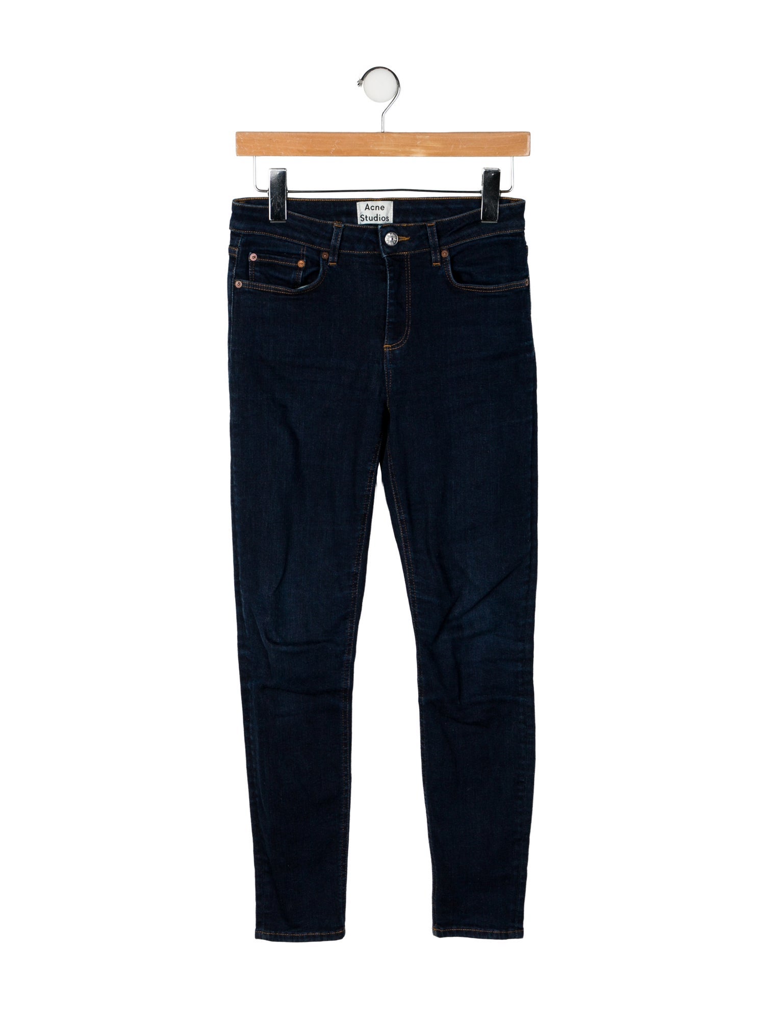 Acne Studios Mid-Rise Skinny Leg Jeans