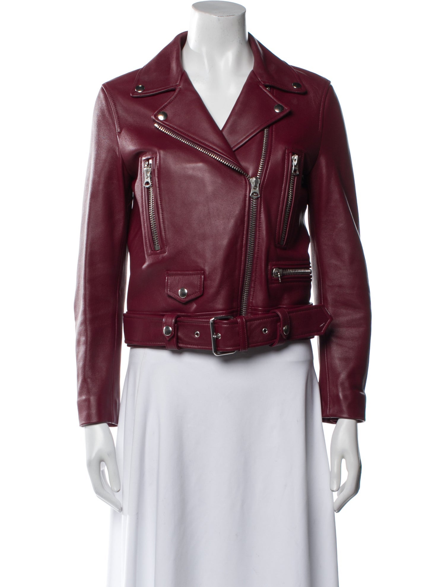 Acne Studios Lamb Leather Biker Jacket