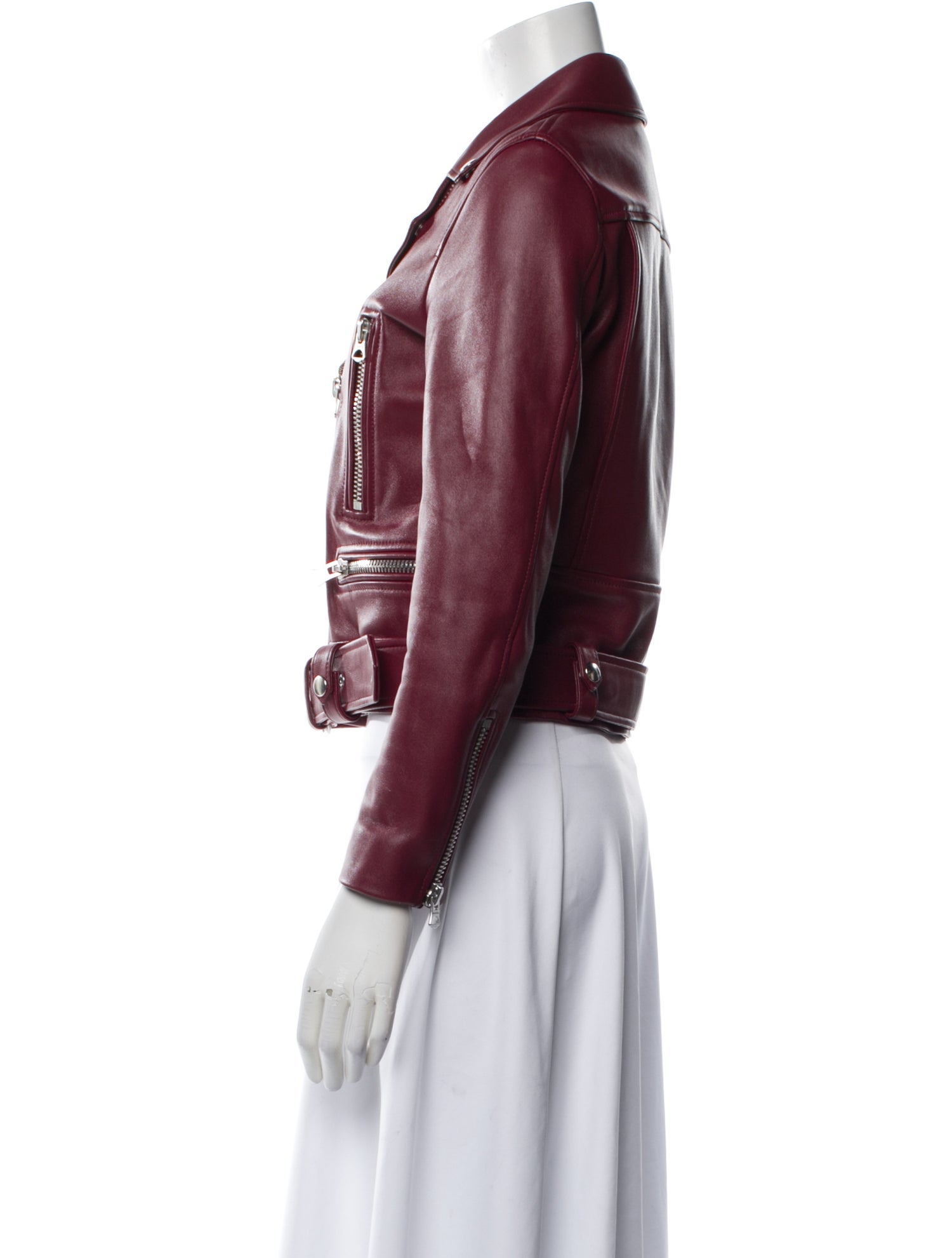 Acne Studios Lamb Leather Biker Jacket