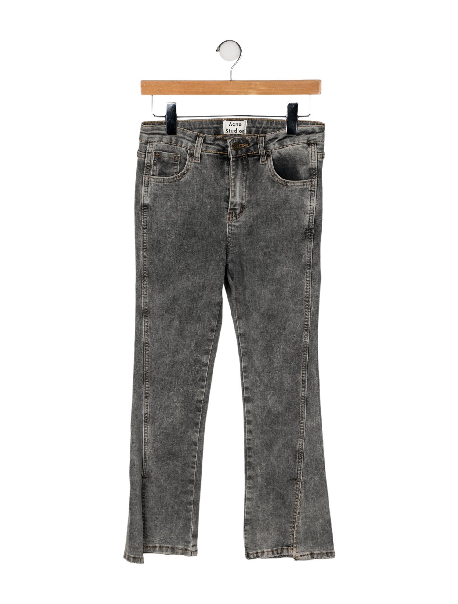 Acne Studios Mid-Rise Straight Leg Jeans