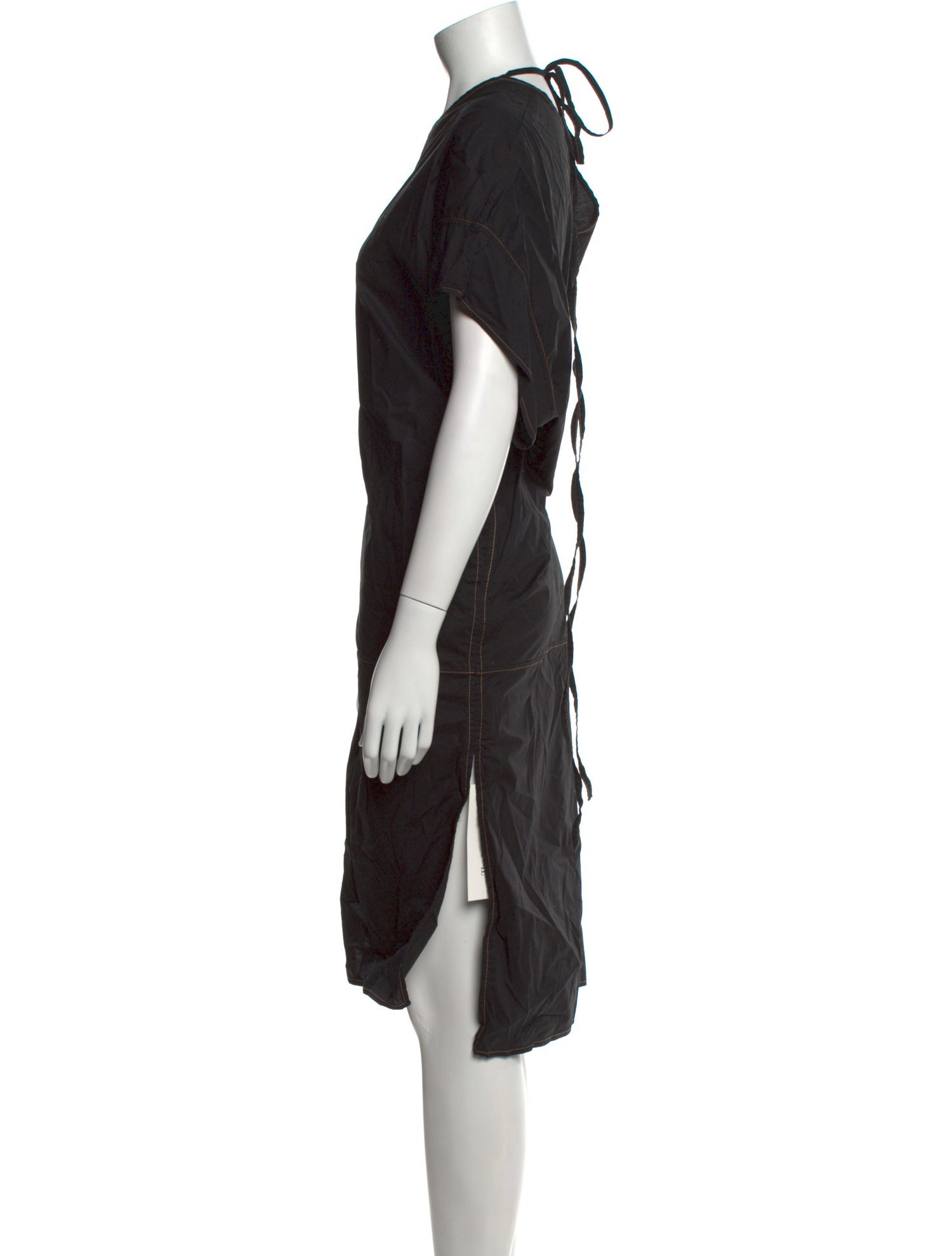 Acne Studios V-Neck Midi Length Dress